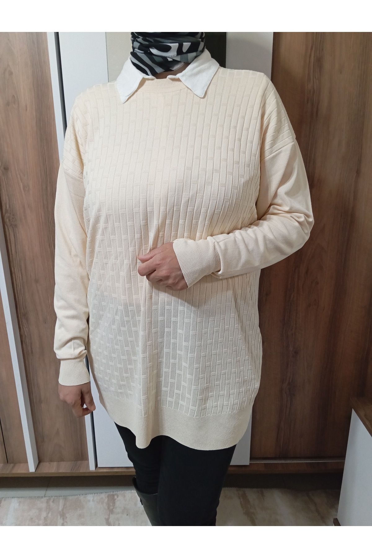 Jose Clothing İnce Tesettür Triko Bluz