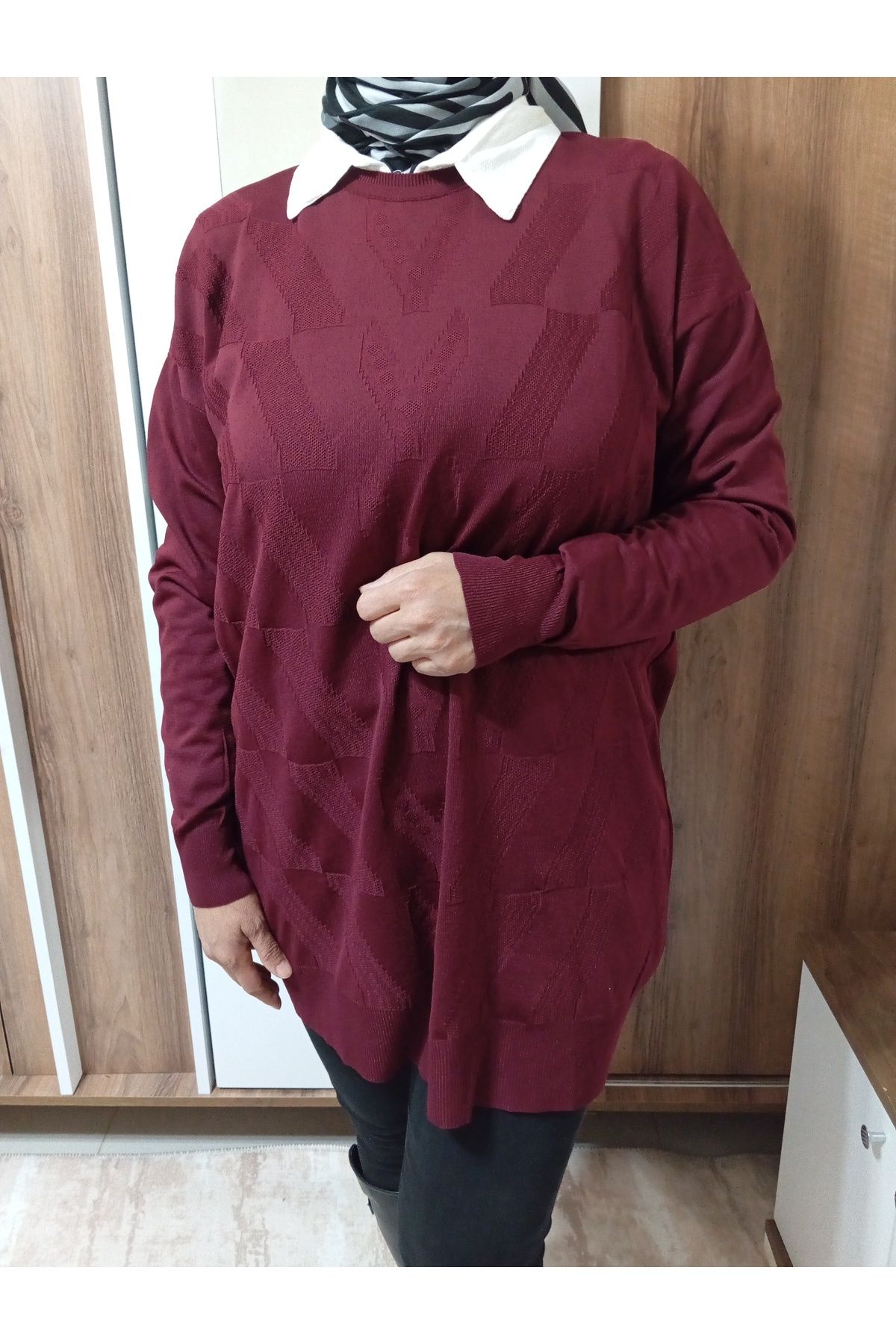 Jose Clothing İnce Tesettür Triko Bluz
