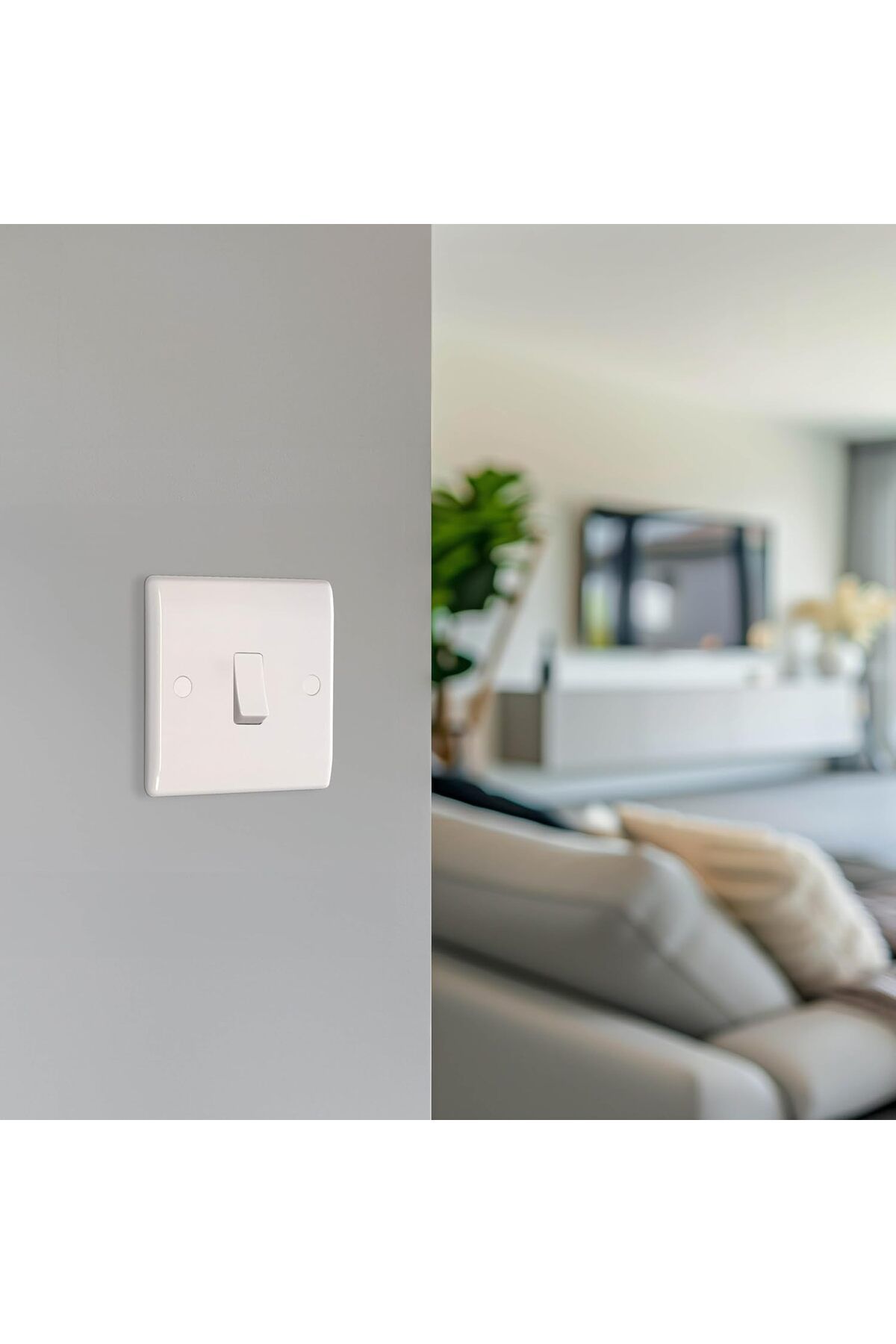 modi-1 Gang 2-Way Switch - Premium Quality Electrical Wall Switch for Home and Office 3