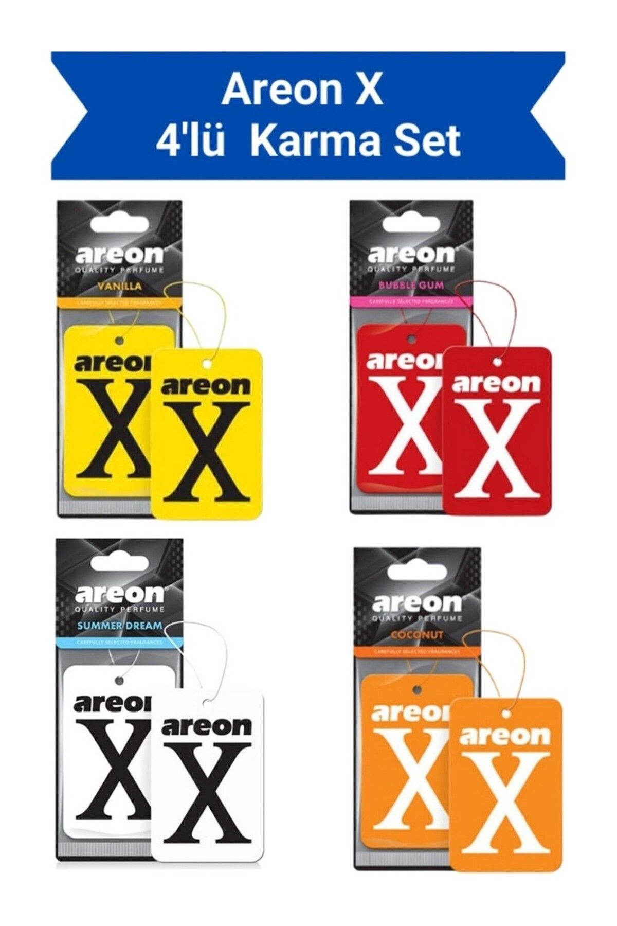 AREON X 4 LÜ KARMA SET EN İYİ MODELLER AVANTAJ PAKETİ
