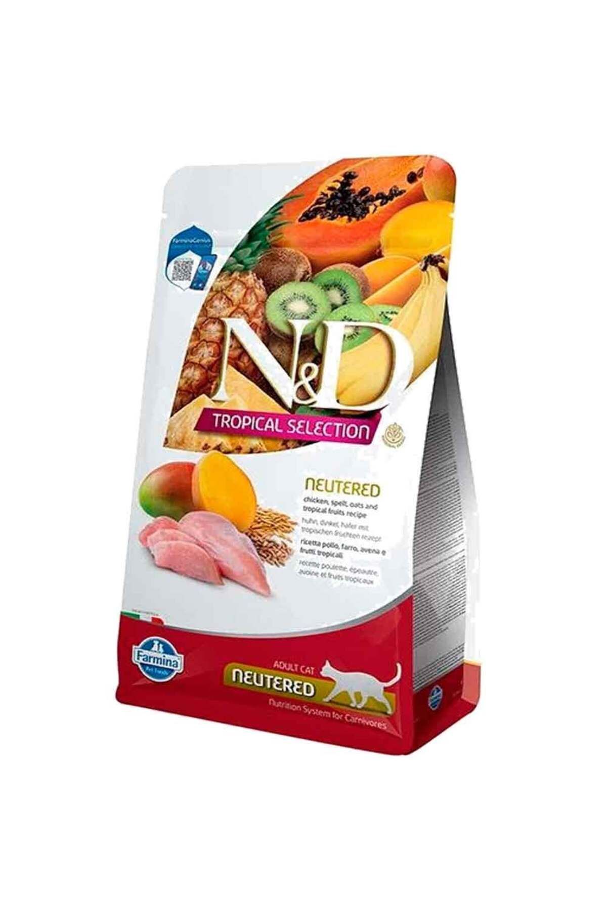 N&D ND Tropical Selection Tavuklu Kısırlaştırılmış Kedi Maması 300 Gr