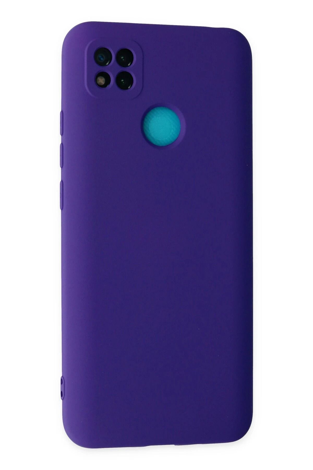 NewFace Xiaomi Redmi 9C Uyumlu   Kılıf Nano içi Kadife Silikon - Mor SVLRS