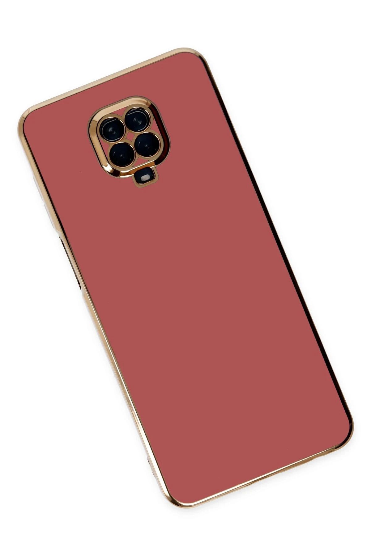 NewFace Xiaomi Redmi Note 9 Pro Kılıf Volet Silikon - Kırmızı SVLRS