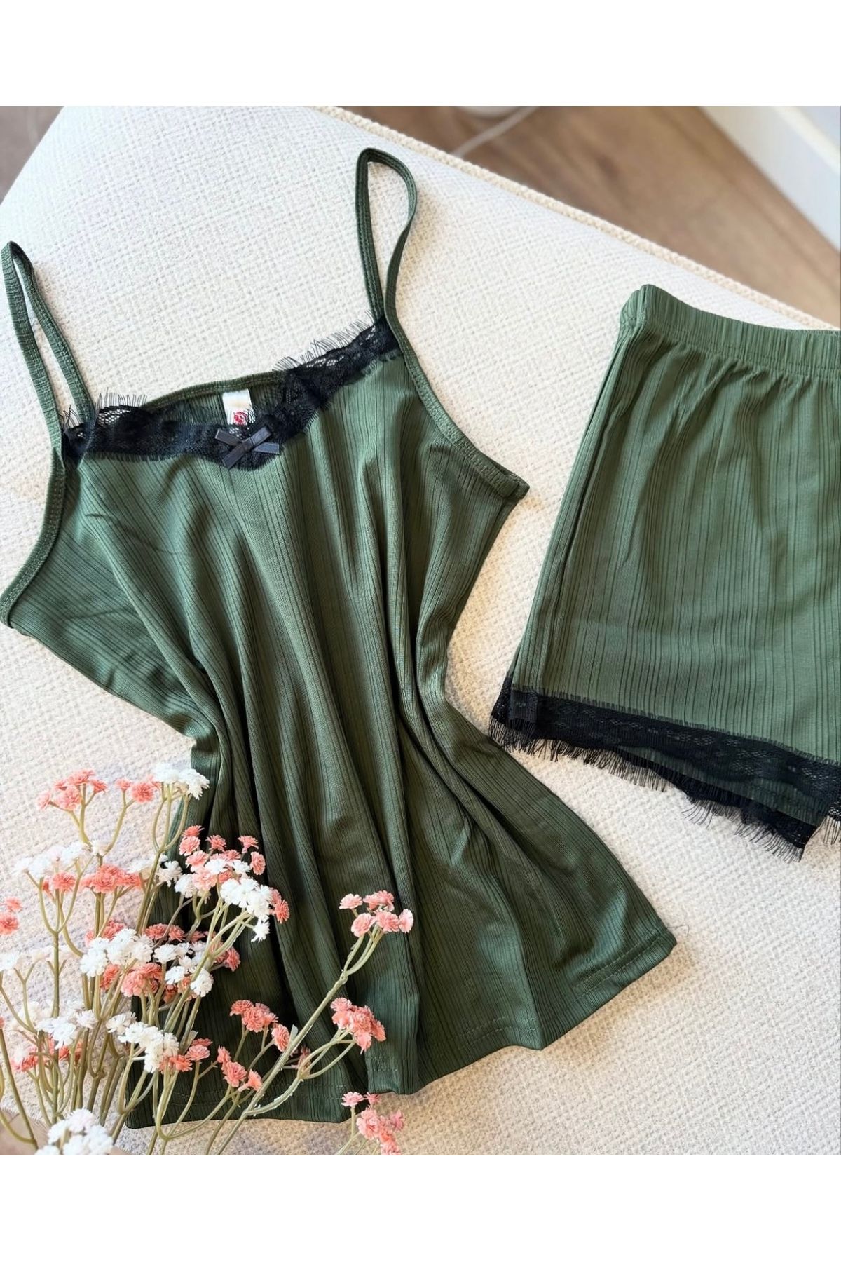Asumbutik Şortlu pijama takımı