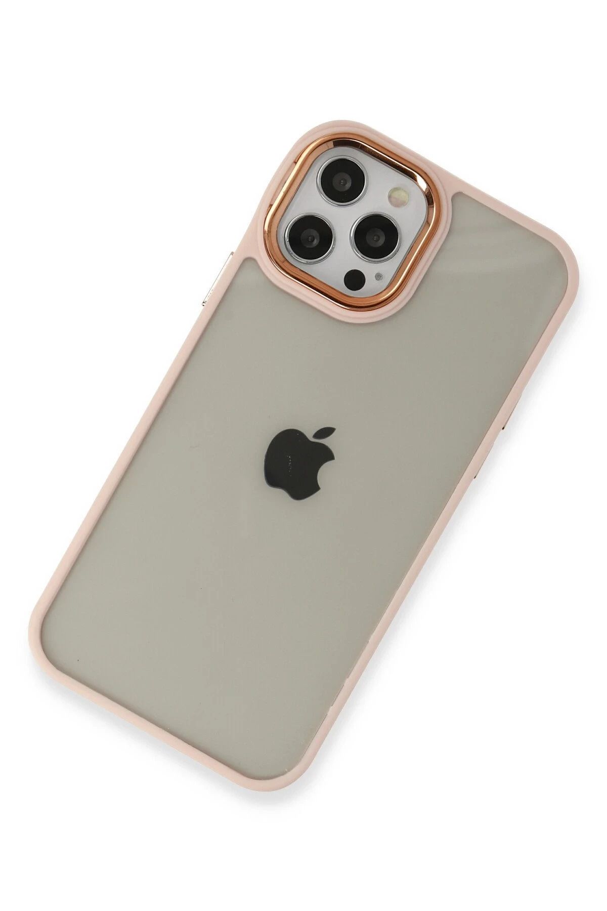 NewFace iPhone 12 Pro Max Kılıf Dora Kapak - Pudra SVLRS
