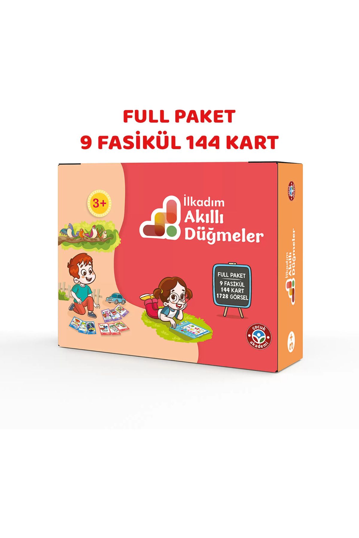 Çocuk Akademi İlkadım Akıllı Düğmeler Full Paket 3 Yaş