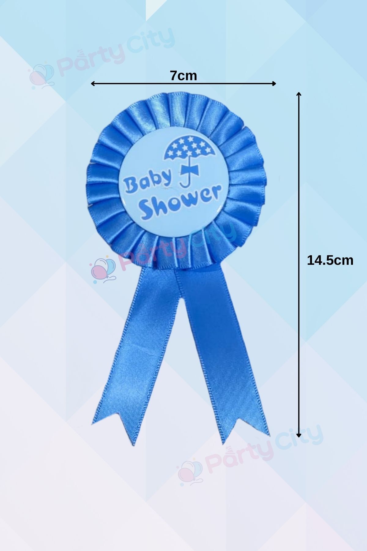 Party City Baby Shower'ın Yıldızı Siz Olun! Pembe Saten Rozet – Anne Adaylarına Özel