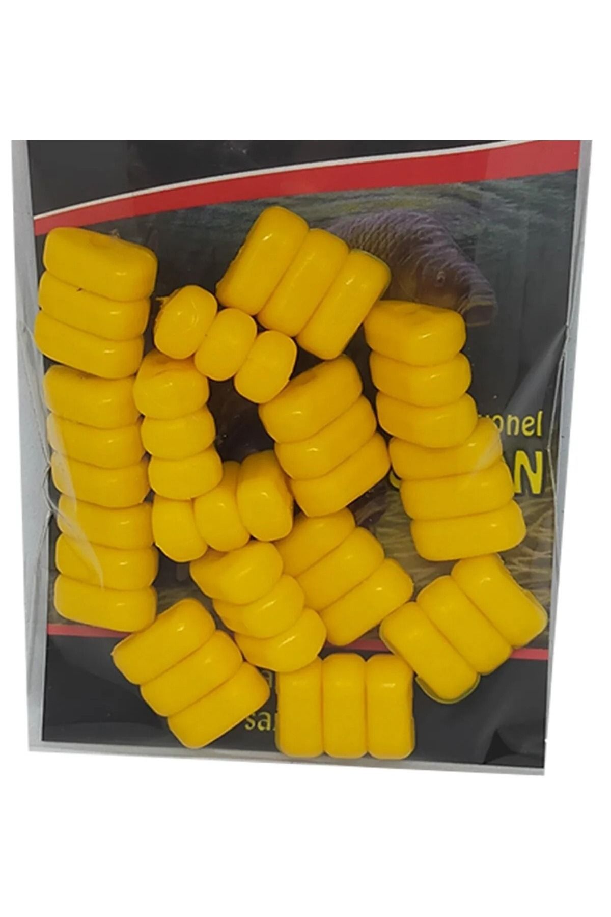 çapariav ÇAPARİ AV 3 Lü Yüzen Mısır Boncuk Sarı ( Dar Delik)