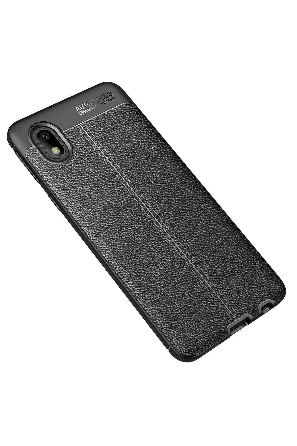 NewFace Samsung Galaxy A01 Core Kılıf Auto Focus Kapak - Siyah SVLRS