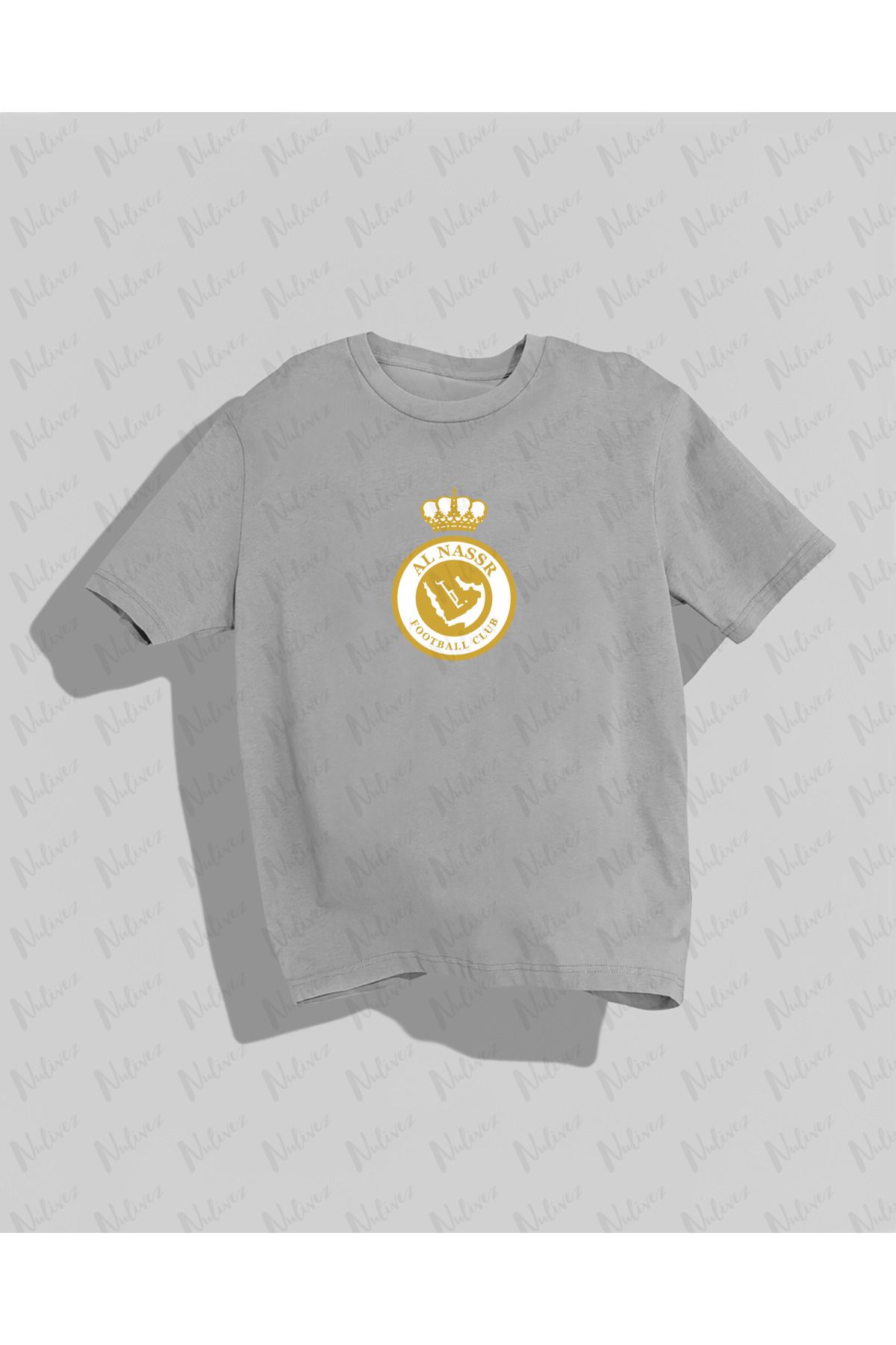 Nulivez AL-NASSR Tasarımı Baskılı Yüksek Kalite Kompakt Unisex Oversize T-Shirt