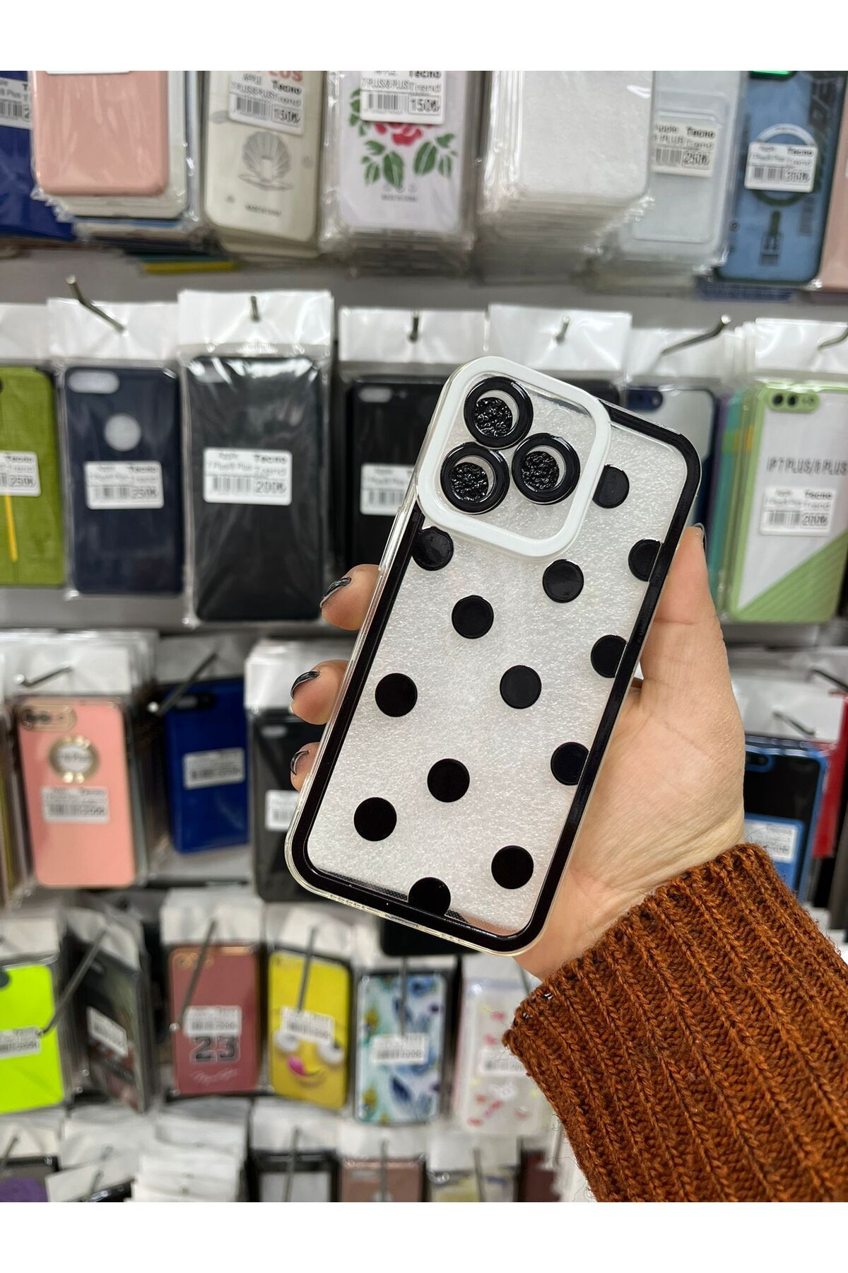 TECNOTREND Apple iPhone 13 Pro puantiyeli şeffaf silikon kılıf