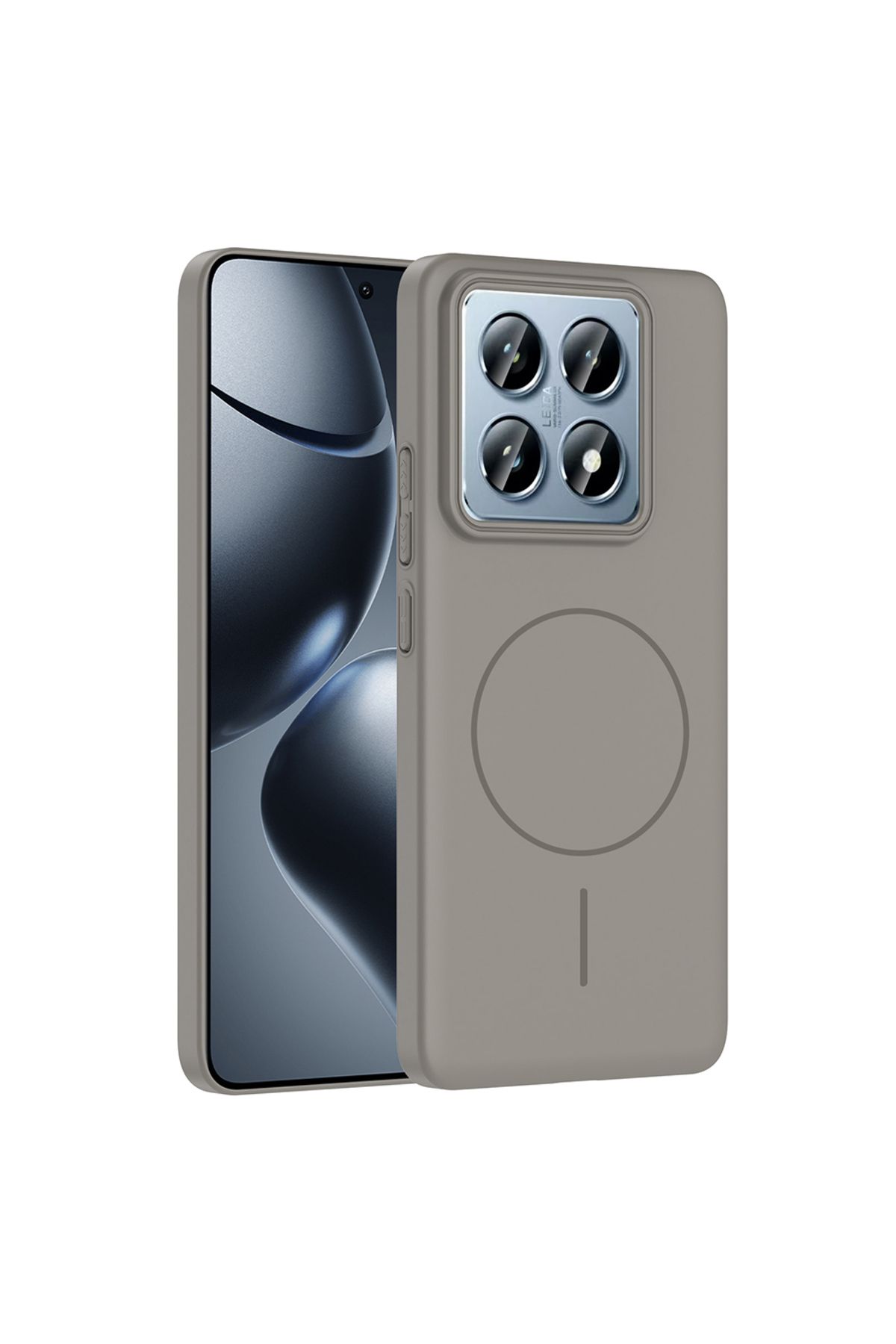 DEREN TEKNOLOJİ Xiaomi Mi 14T Pro Kılıf Kamera Korumalı Renkli Pürüzsüz Yüzey Mat Hisli Magsafe Şarj Destekli Kapak