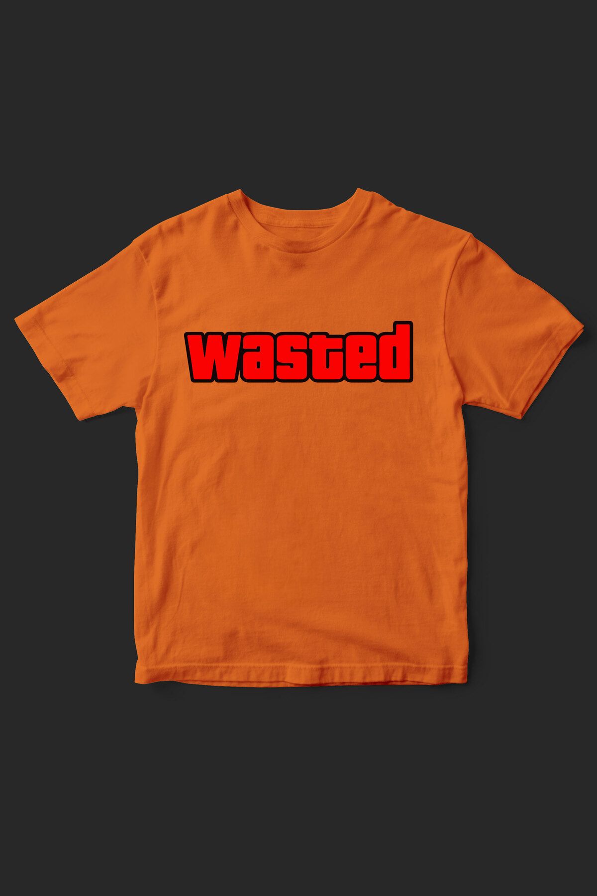 beloved.co wasted yazılı baskılı t-shirt