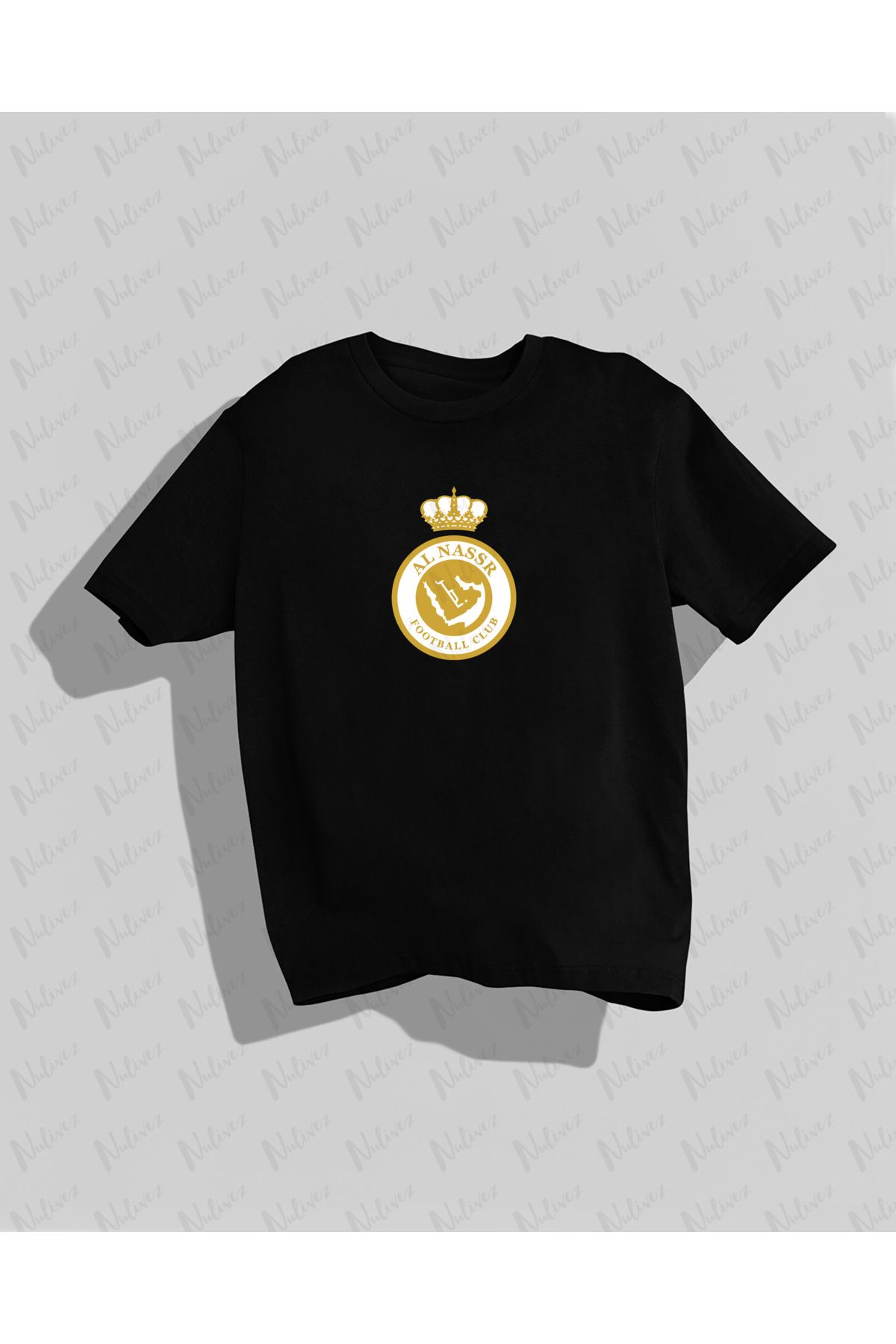 Nulivez AL-NASSR Tasarımı Baskılı Yüksek Kalite Kompakt Unisex Oversize T-Shirt