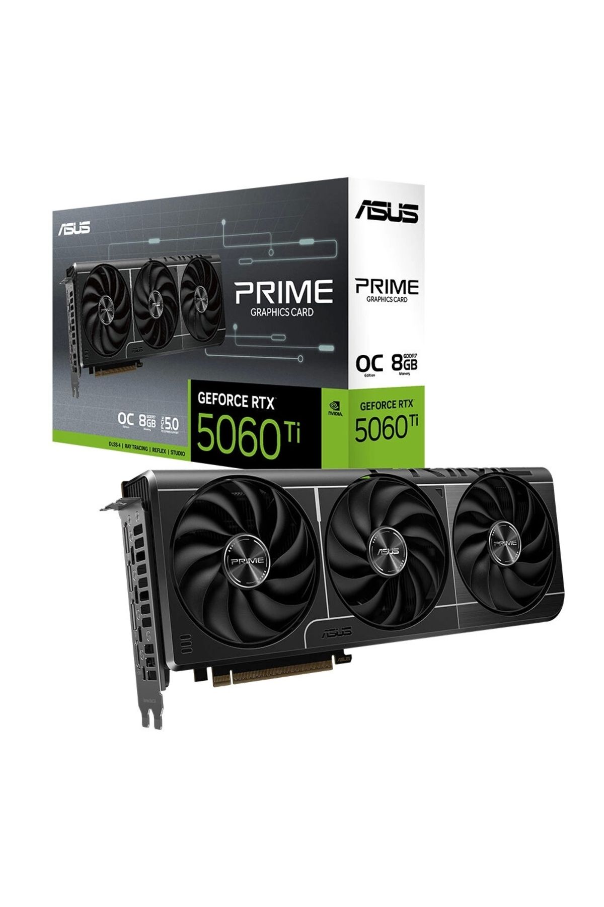 ASUS Prime GeForce RTX 5060 Ti OC 8GB GDDR7 128Bit HDMI/DP Ekran Kartı
