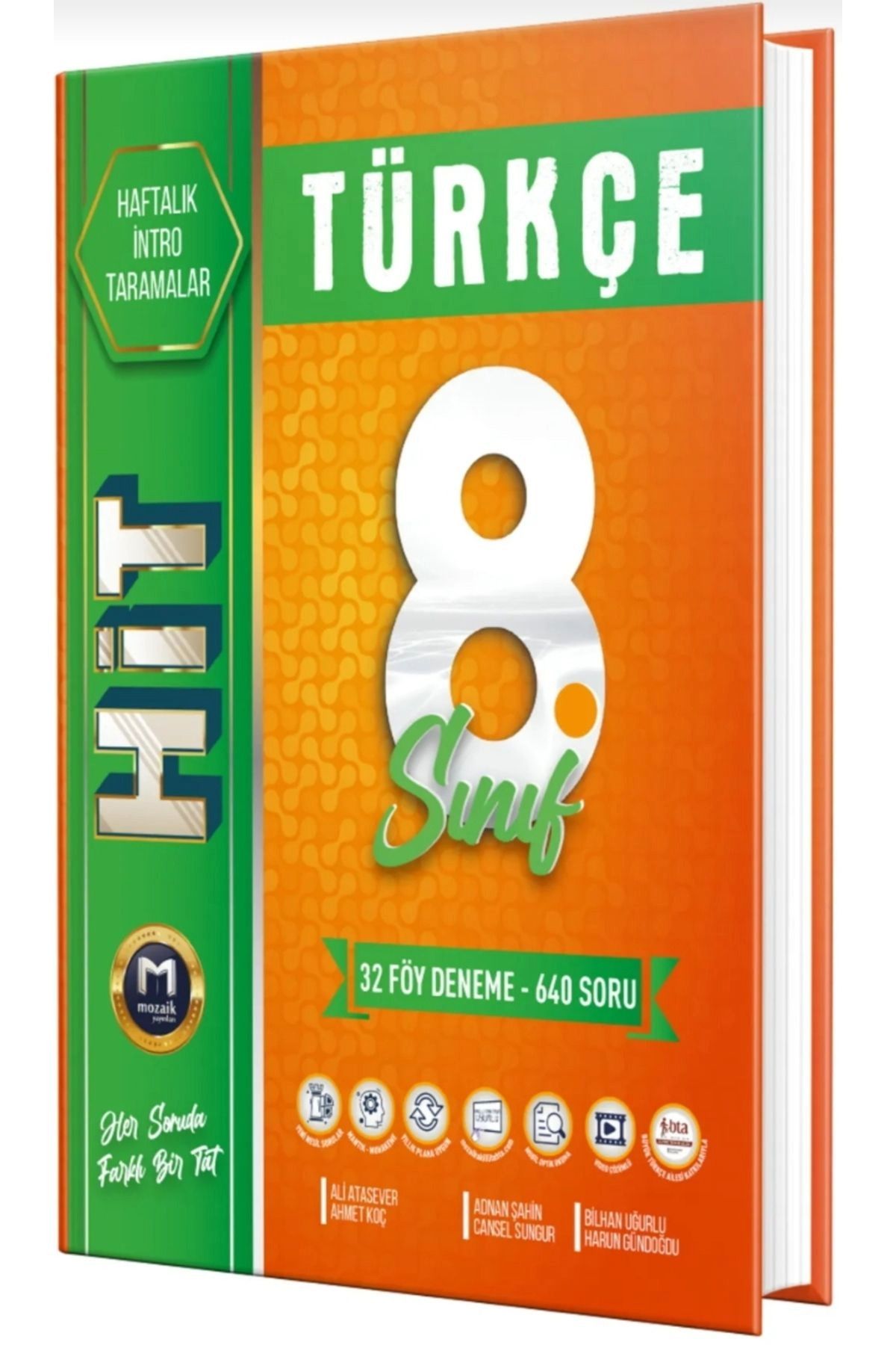 Ankara Kitap Merkezi Mozaik LGS 8. Sınıf Türkçe Hit 32 li Deneme