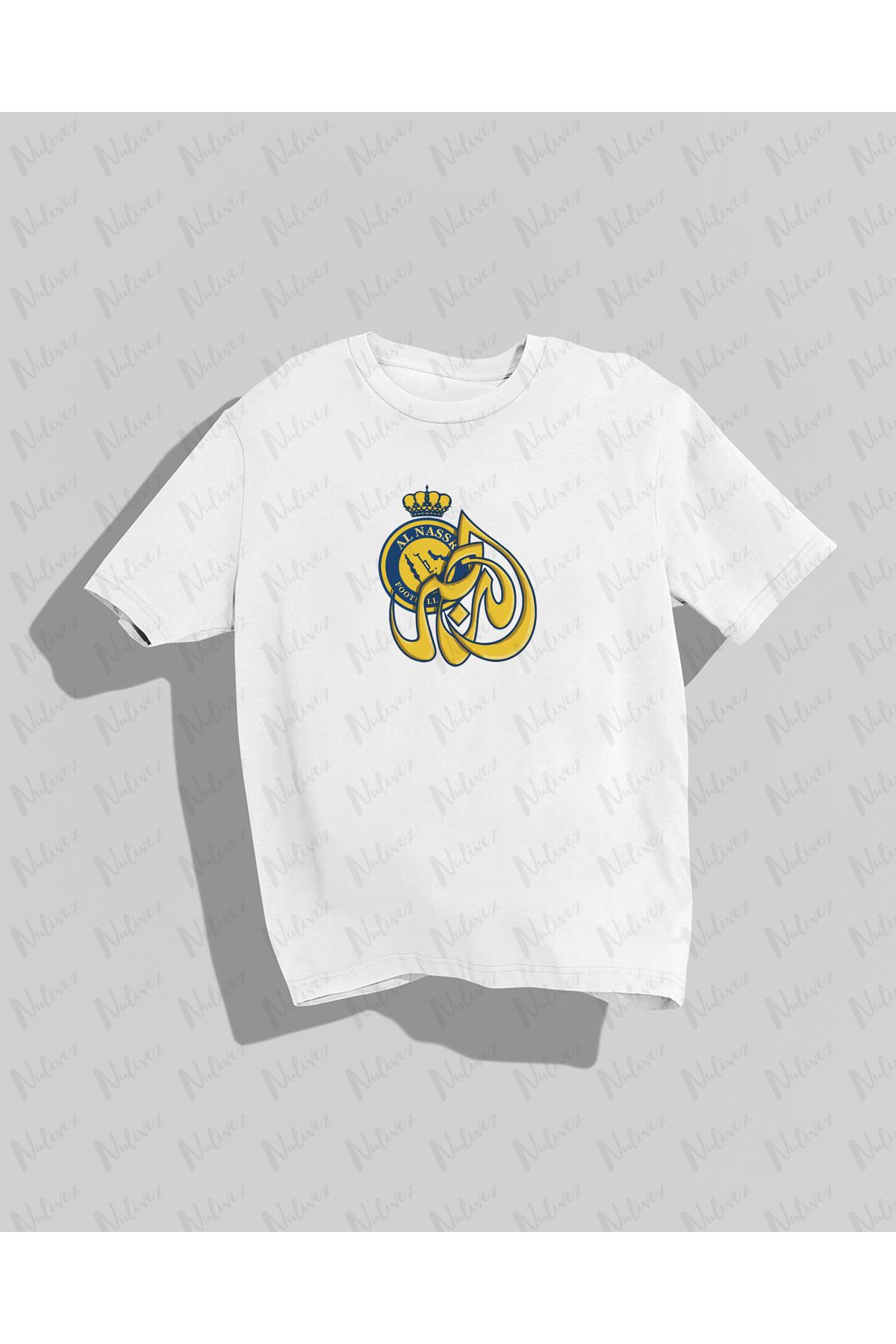 Nulivez AL-NASSR Tasarımı Baskılı Yüksek Kalite Kompakt Unisex Oversize T-Shirt