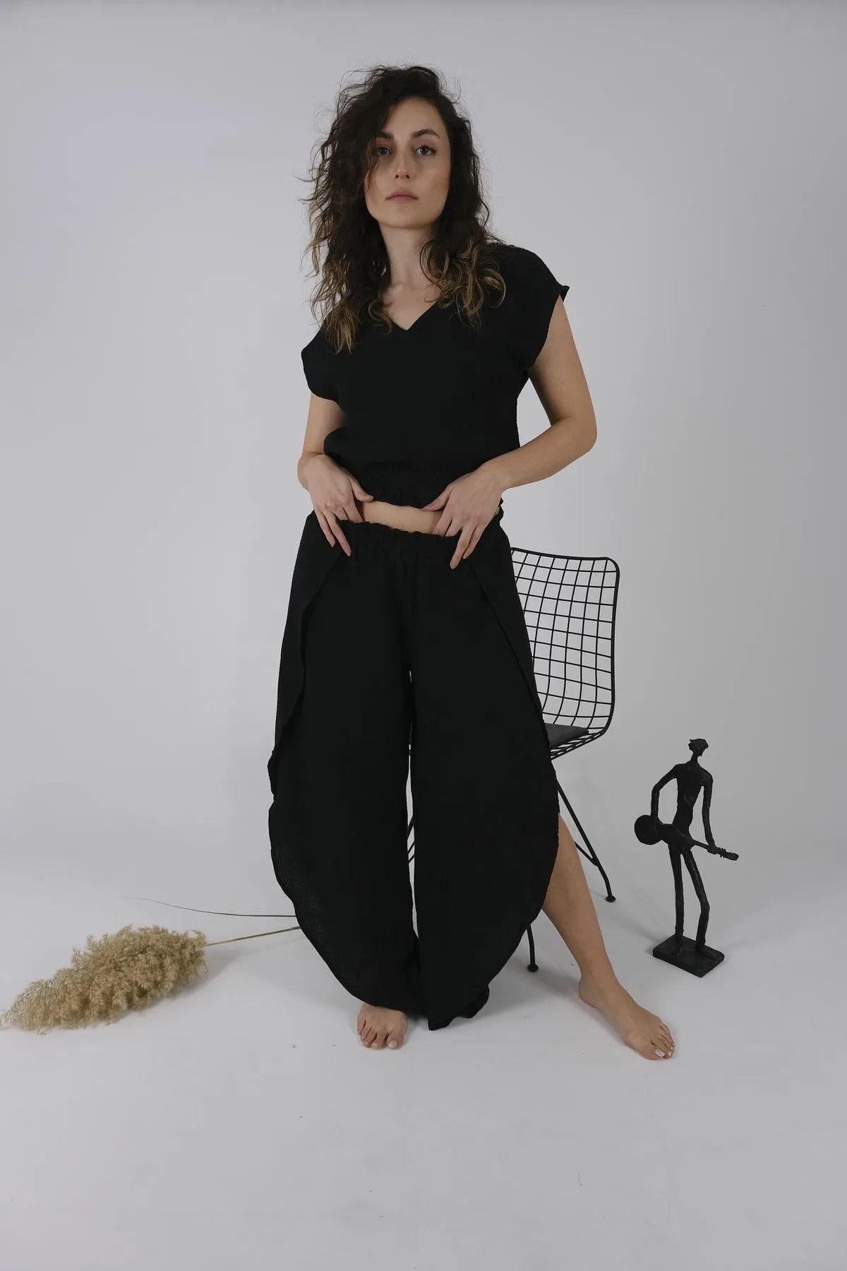 Viaanka MUSLIN PANTOLON