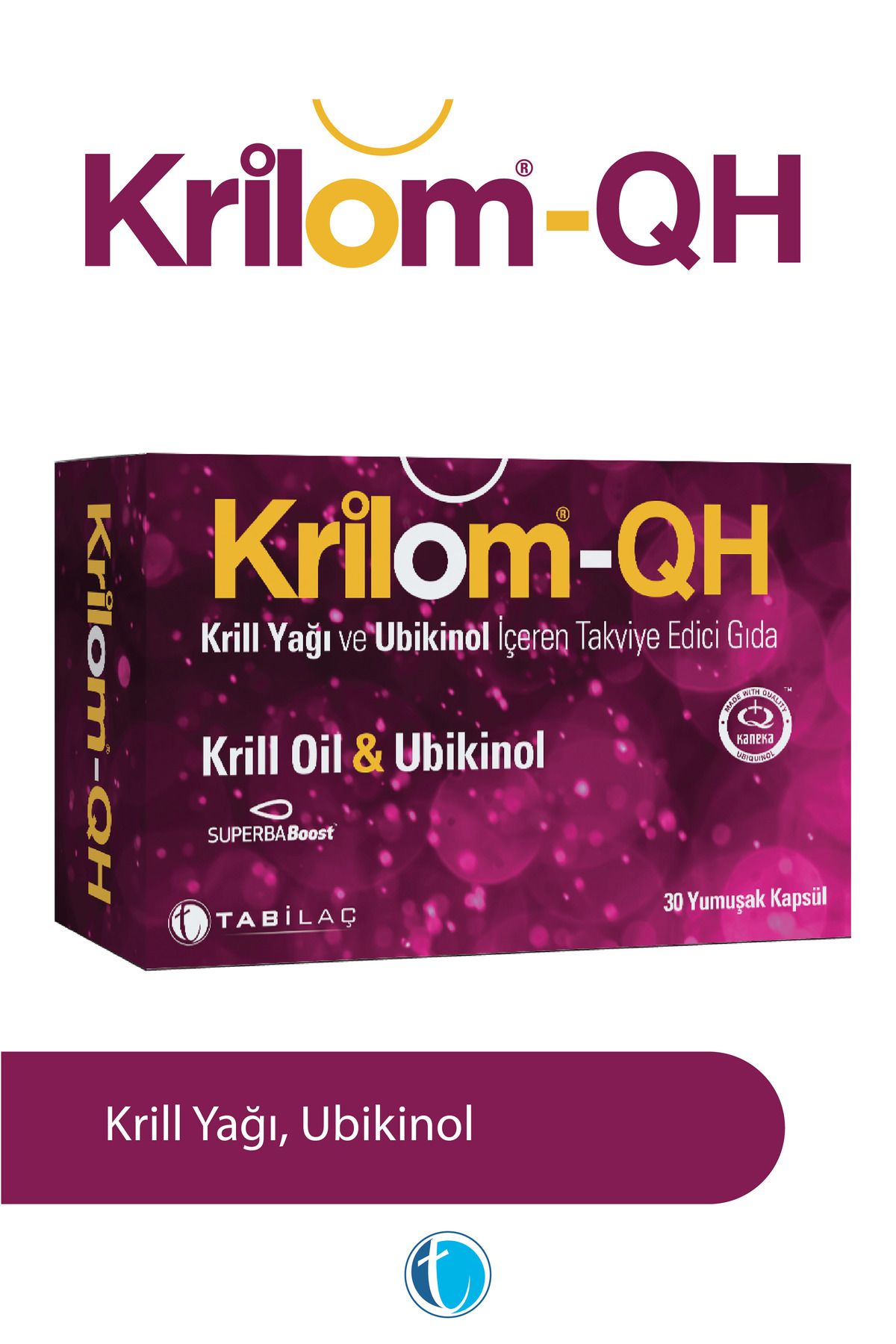 Krilom QH 30 Yumuşak Kapsül Ubikinol Krill Yağı Omega 3