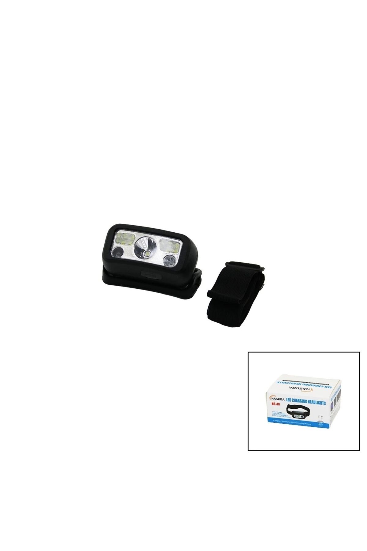 STOREMAX 2IN1=TEK GÖZ LED - 2 GÖZ LED MİNİ KAFA LAMBASI FENER USB ŞARJLI (5047)