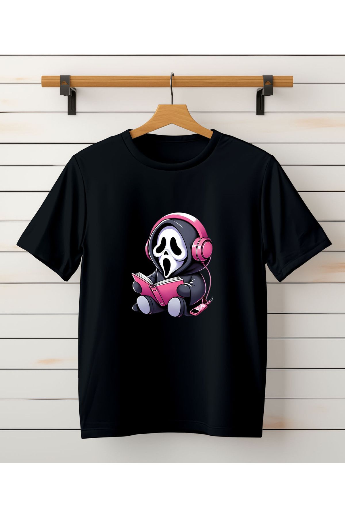 ASELİNDA Çığlık Baskılı Unisex T-shirt