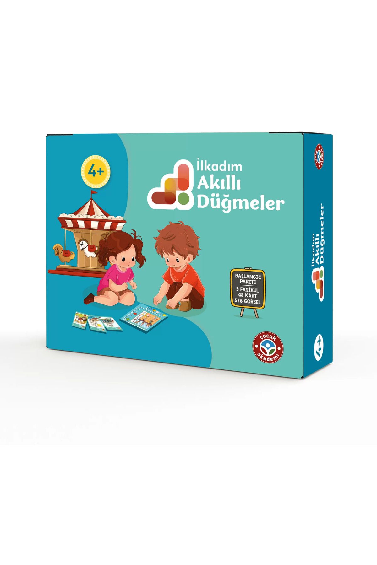 Çocuk Akademi Çocuk Akademi İlkadım Akıllı Düğmeler 4 Yaş Başlangıç Paketi