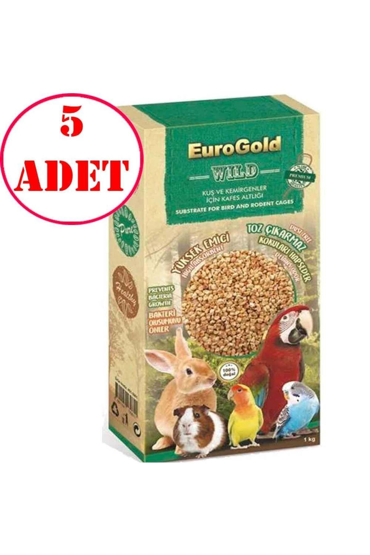 EuroGold Kemirgen ve Kuş Kafes Altlığı 1 Kg 5 AD