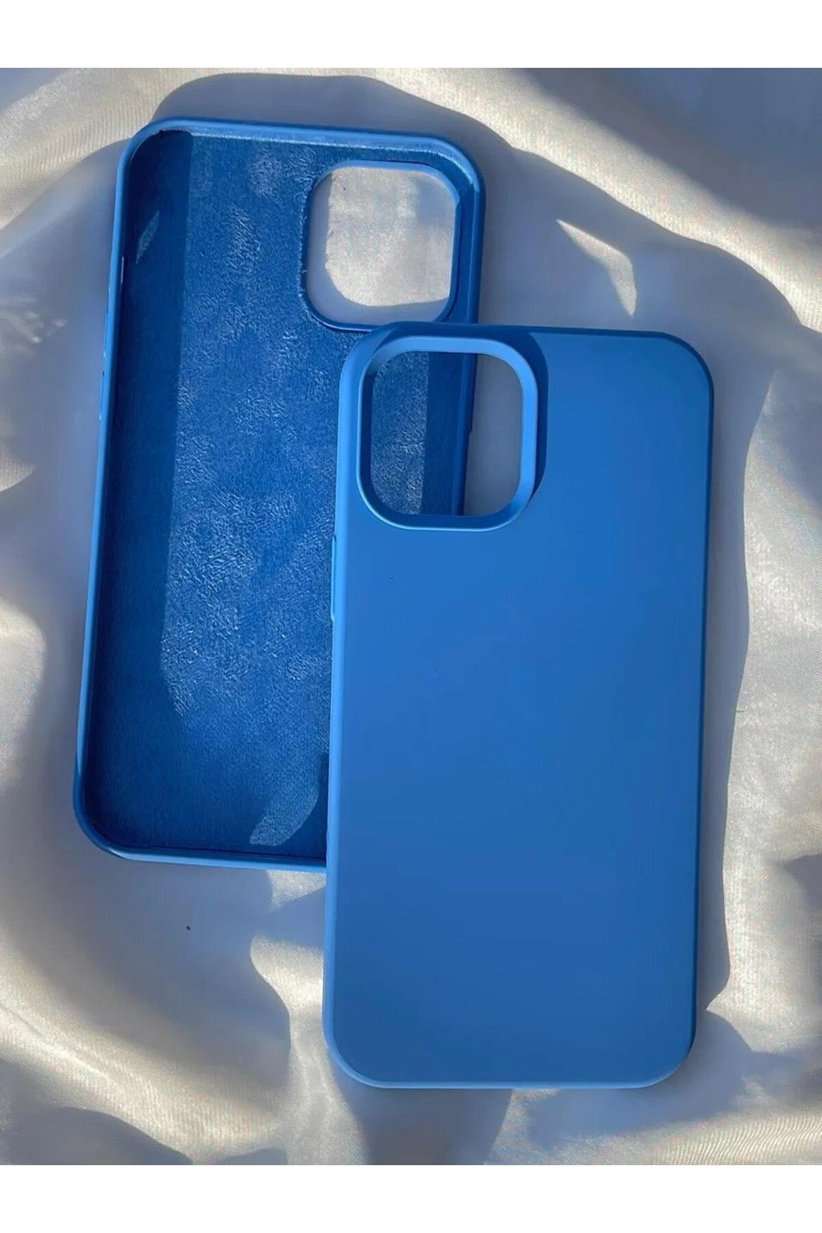 CaseKİdükkan Iphone 13 Ve 14 Ile Uyumlu Lansman Silikon Kılıf Premium A Class - Açık Mavi