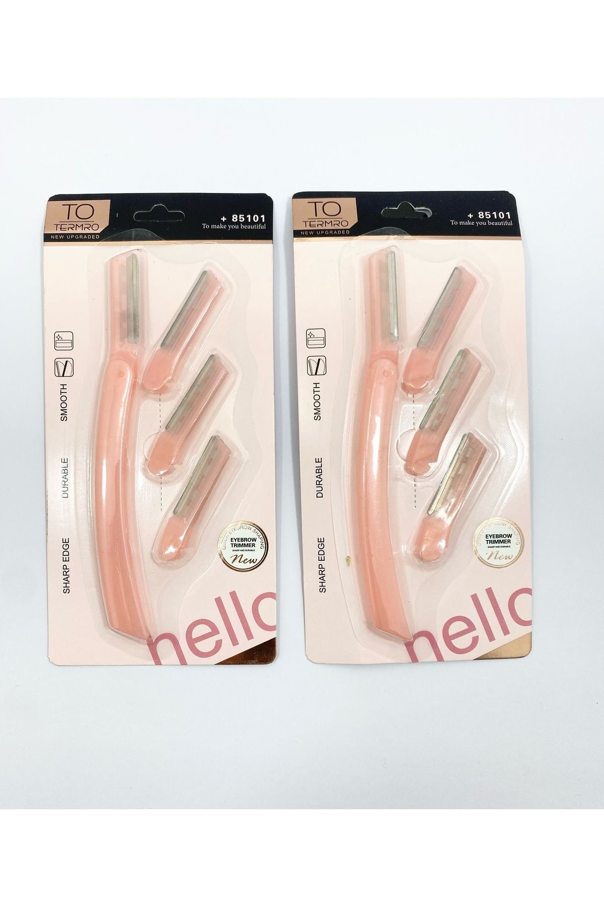 LUUA yeni nesil kaş düzeltici-3 yedek başlıklı eyebrow trimmer seti