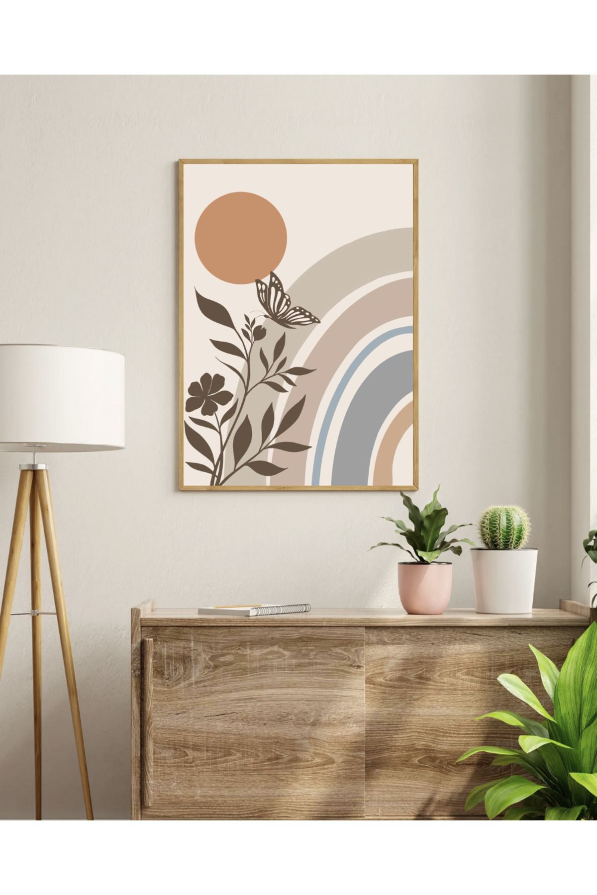 woodhomeworks tek parça salon ofis dekor tablo