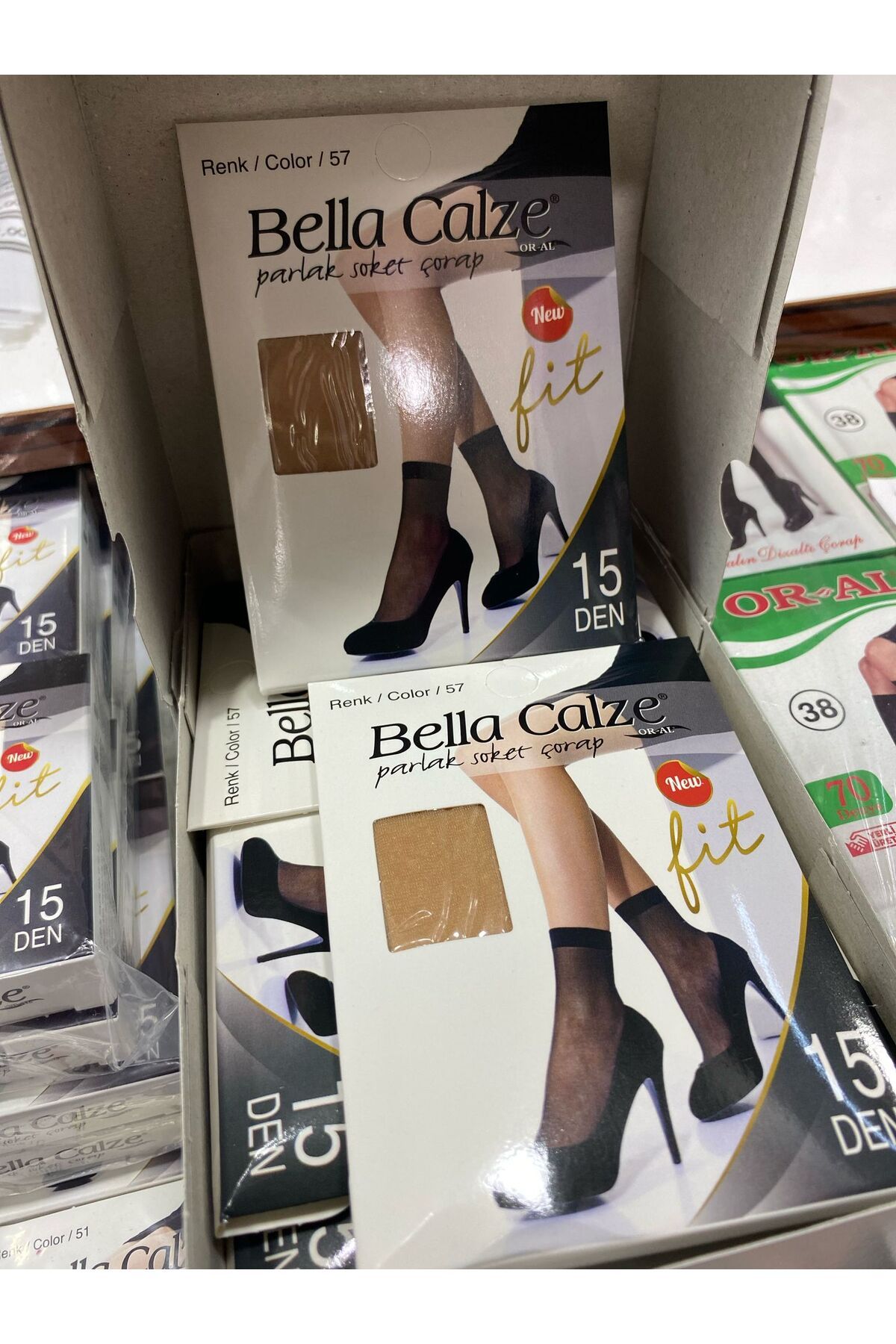 Bella Calze PARLAK SOKET ÇORAP