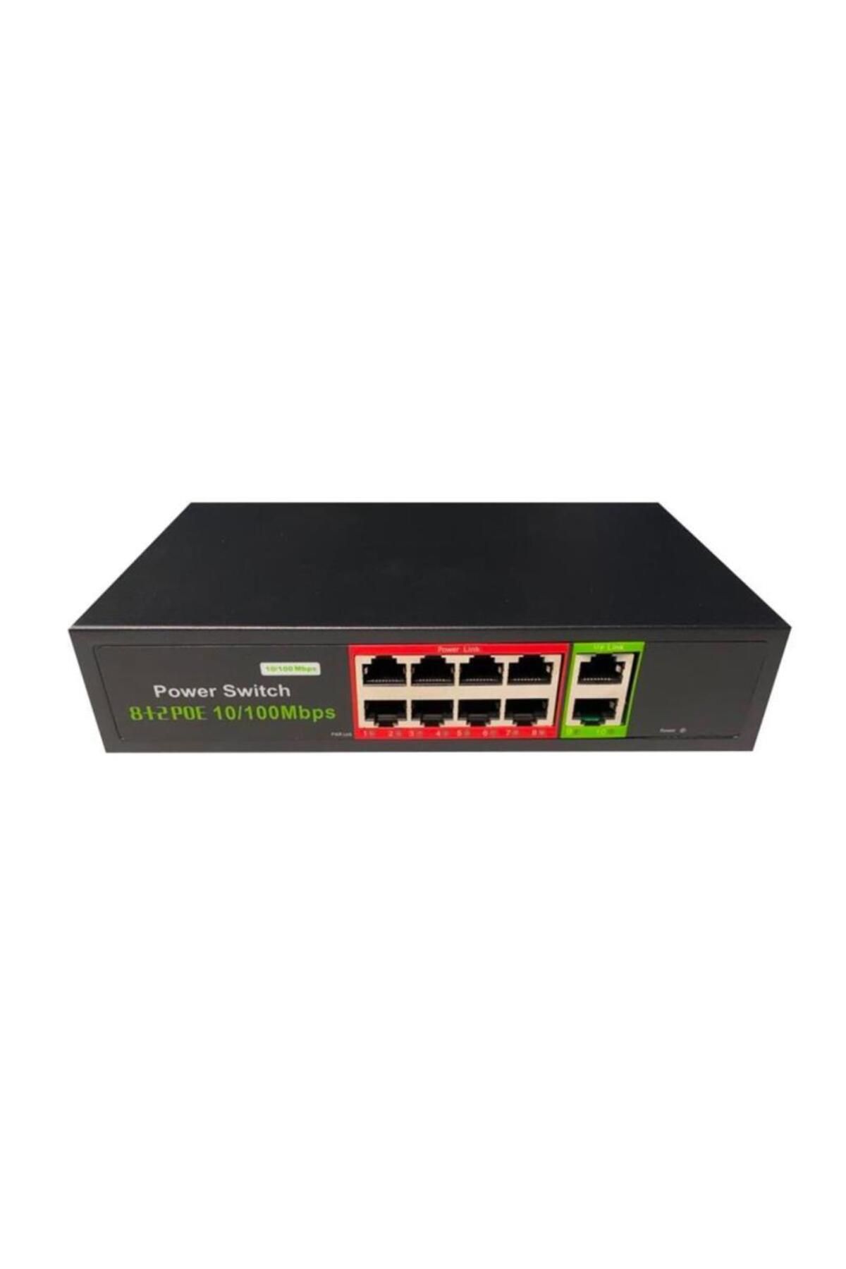 URANIUM POE-8002-96W 8 Port 10/100 + 2 Port 10/100 RJ45 Uplink POE Switch