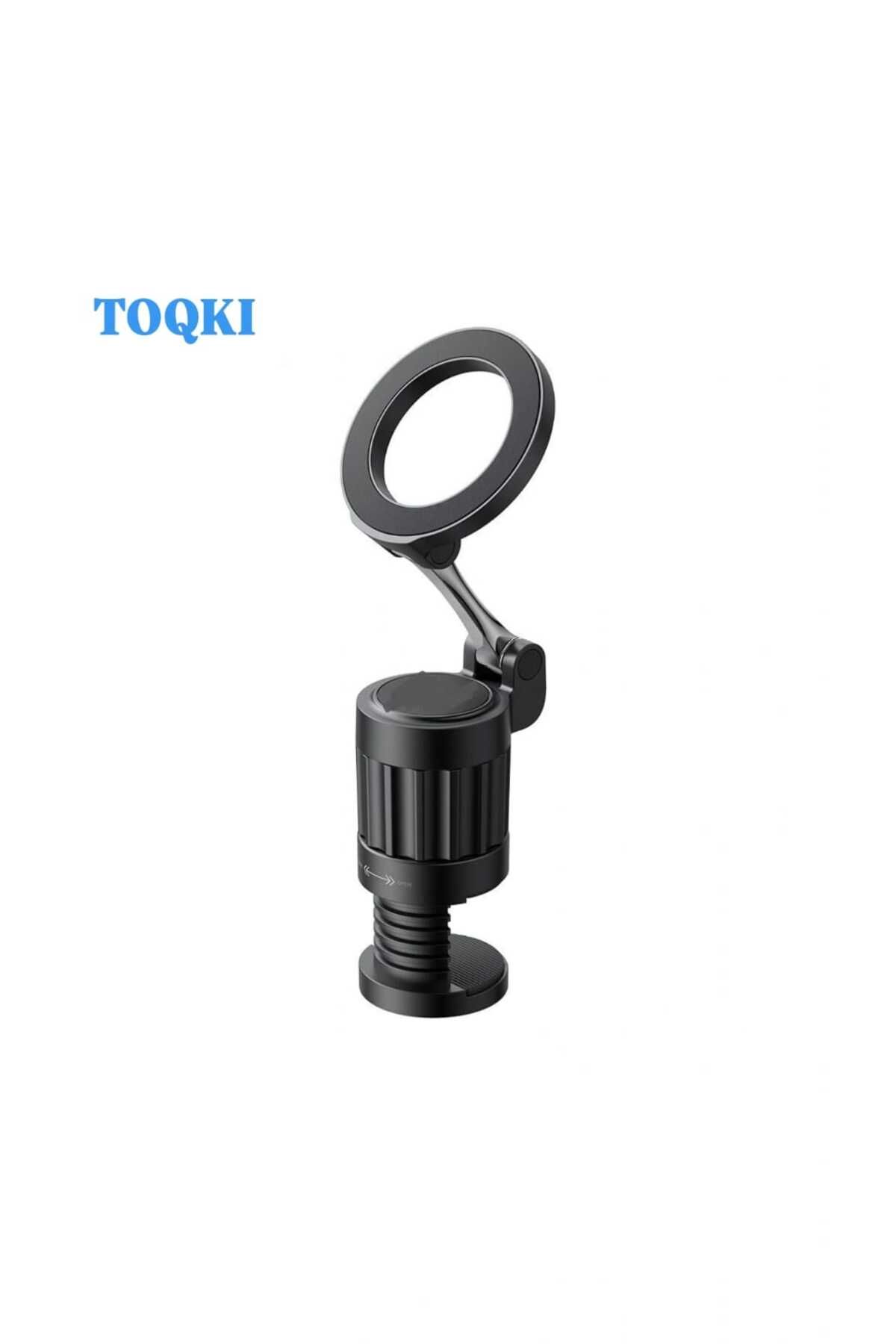 TOKQI Araç Tutucu 360° Dönebilen Ayarlanabilir Manyetik Çok Açılı Telefon Tutucu