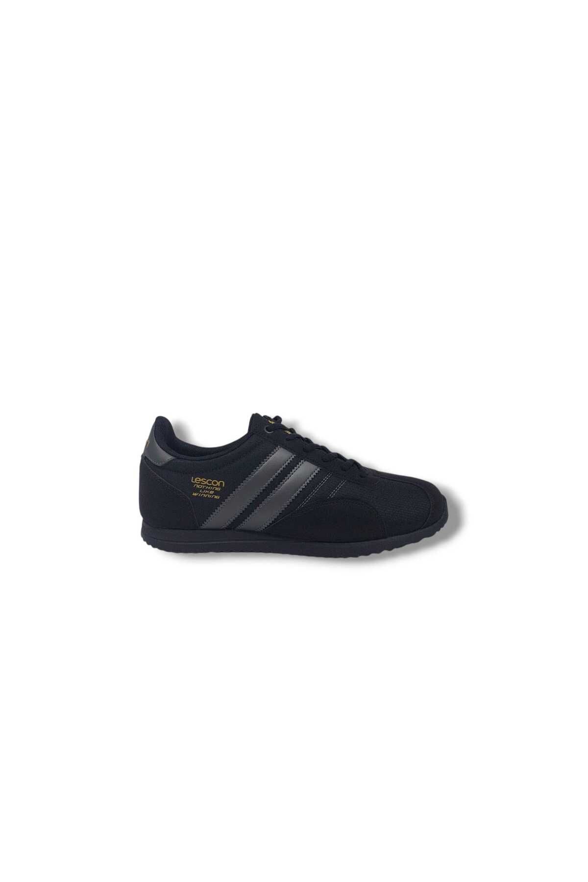 Lescon Nova Siyah Sneakers Spor Ayakkabı
