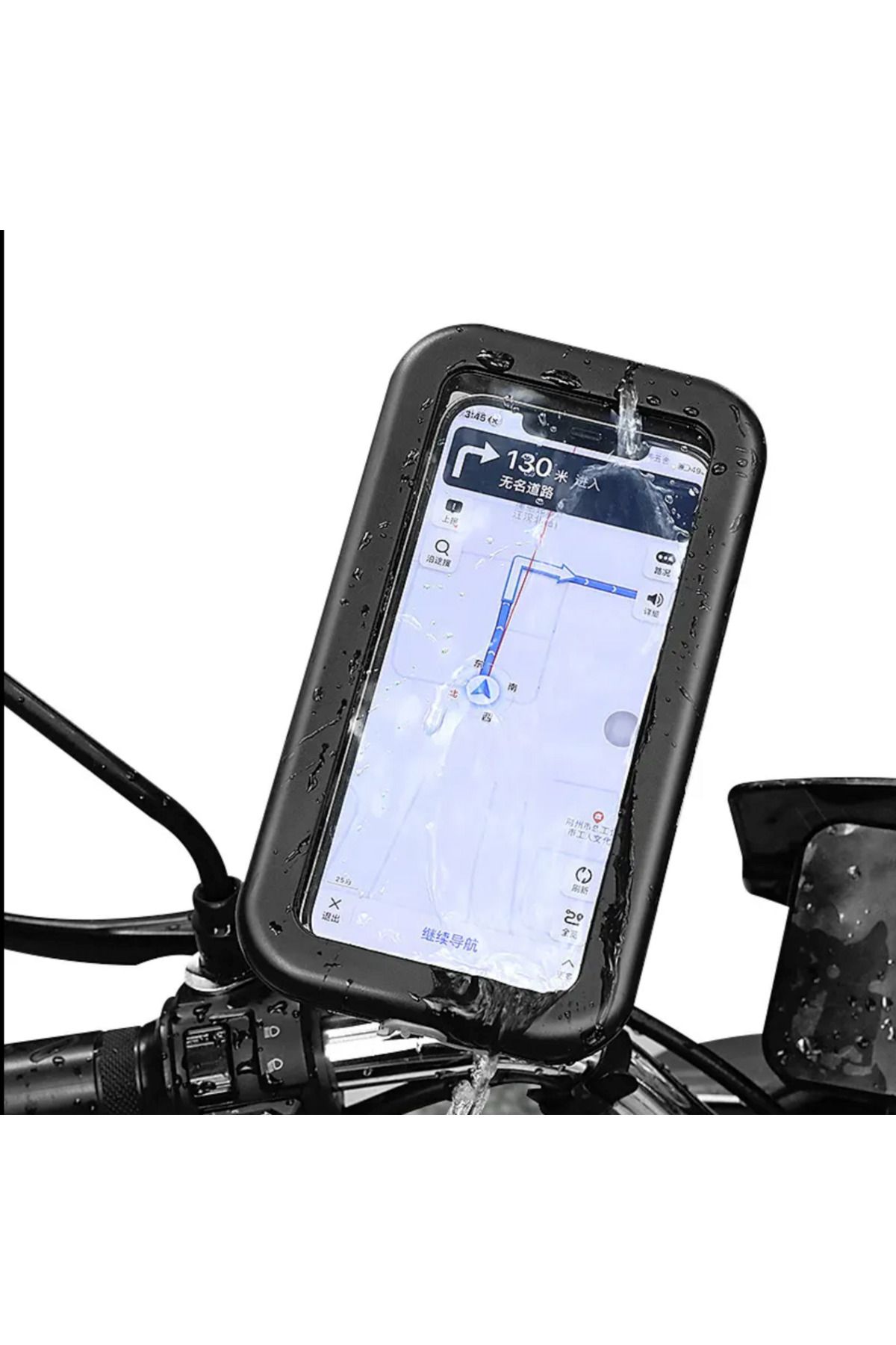 Bowie Cf Moto 450 sr için Darbe emici ip68 su geçirmez motosiklet telefon tutucu