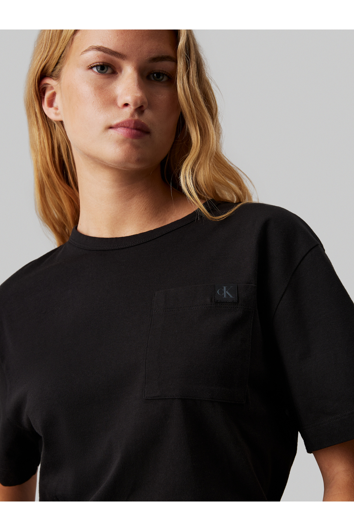 Calvin Klein-Women Black Short Sleeves Shorts Pyjama Set 3