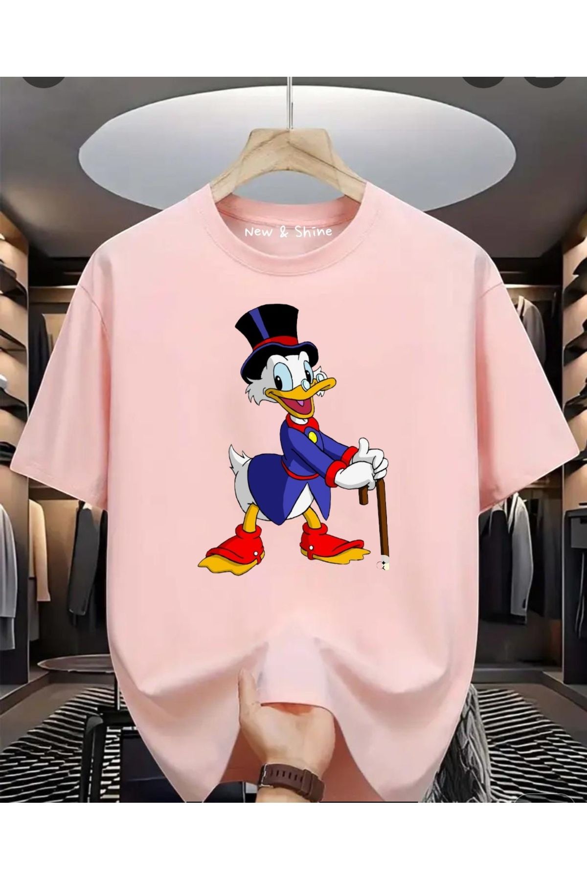 New Shine Uncle Duck Büyük Beden Oversize T-Shirt