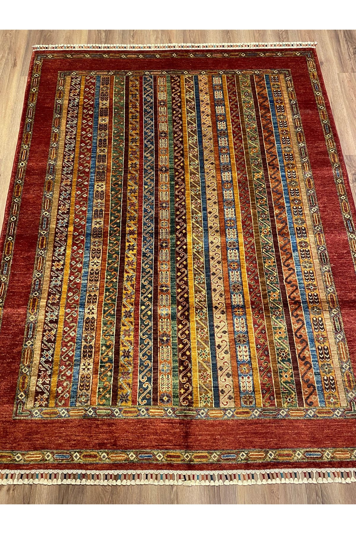 fethiyehalıkilim El Dokuma Afgan Orjin Halısı – %100 Yün, Naturel Dekoratif Halı, El İşi Özgün Tasarım