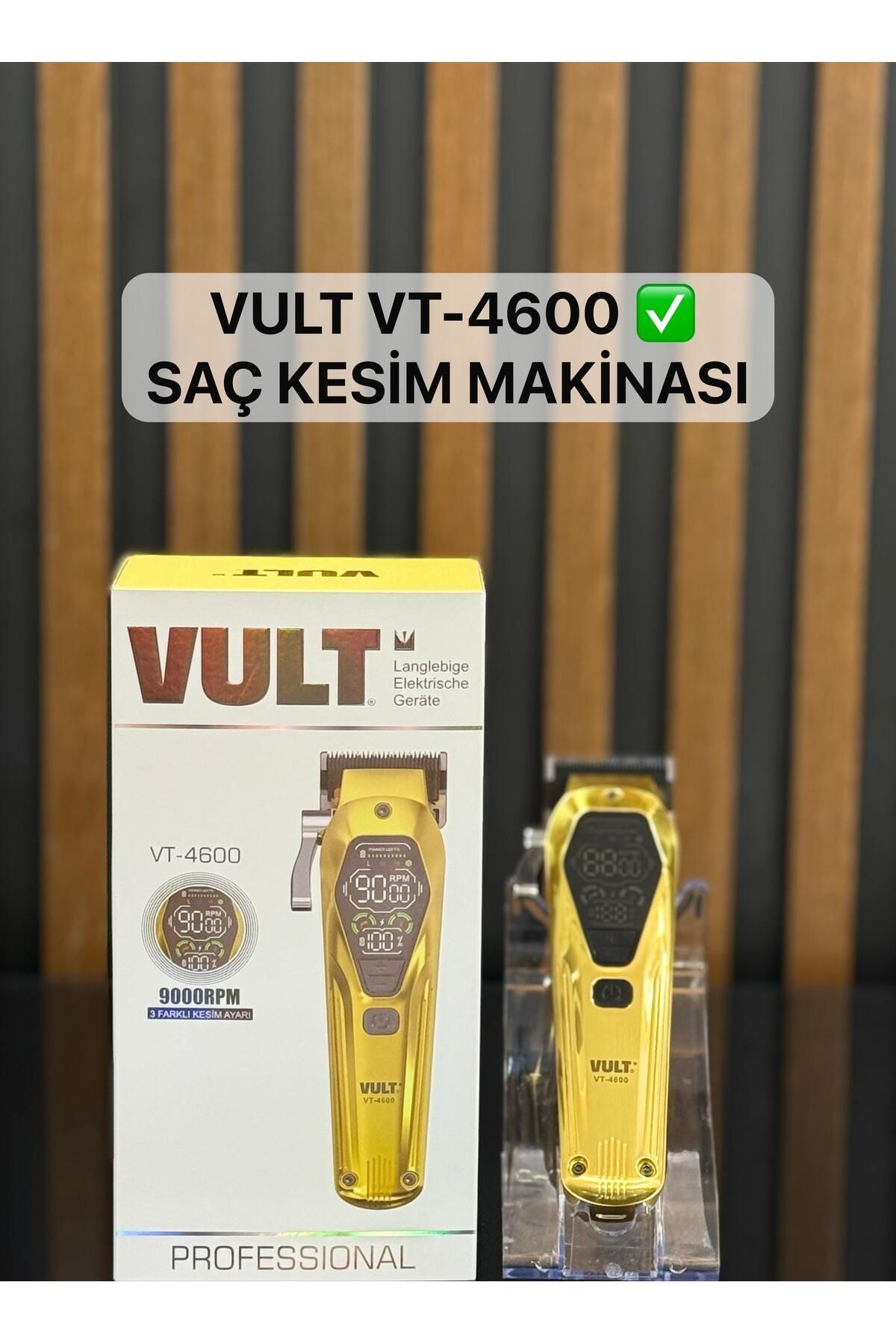 VULT VT-4600 profesyonel saç-sakal tıraş makinesi (yeni)