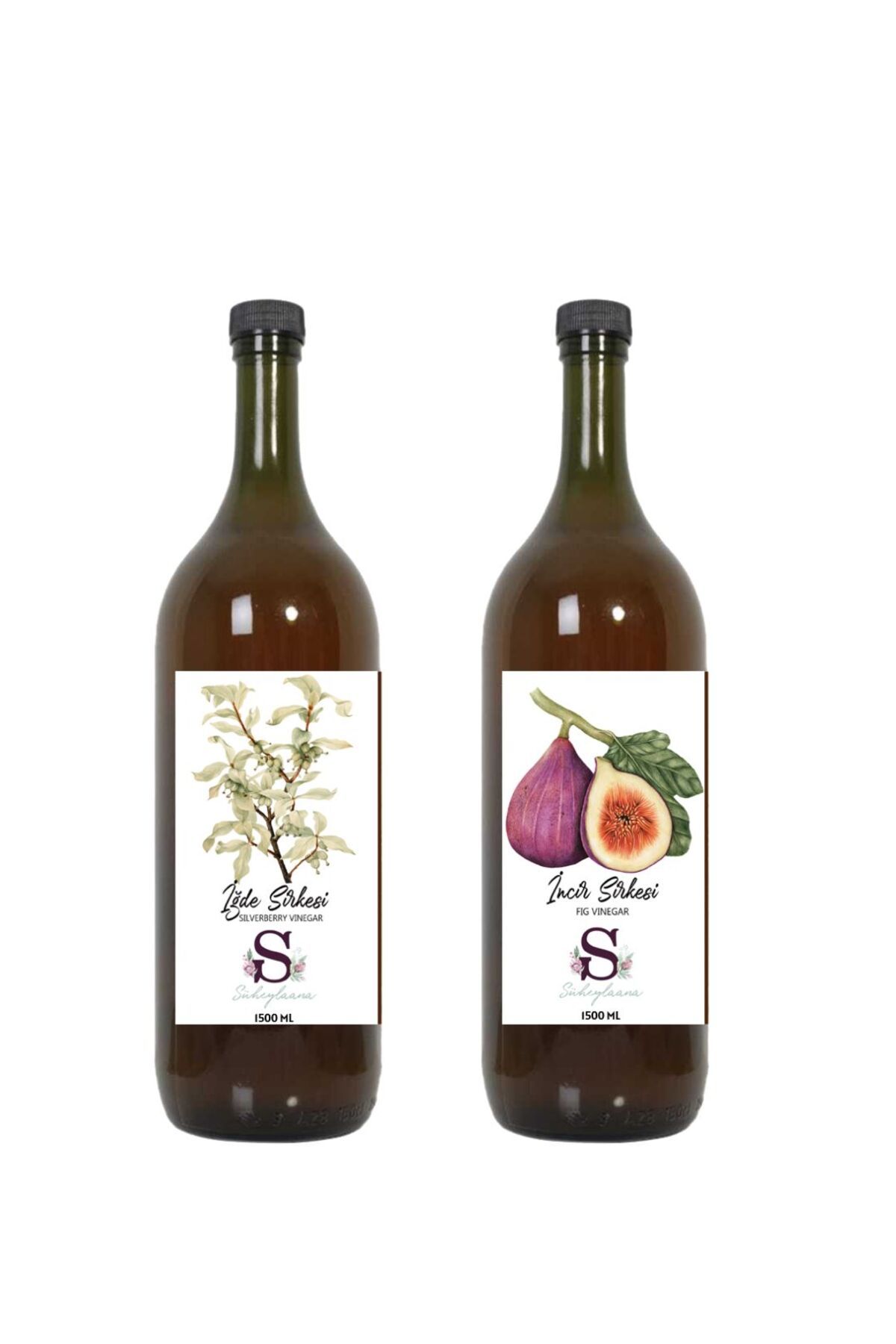Süheylaana Doğal İğde Sirkesi 1500 Ml - Doğal İncir Sirkesi 1500 Ml