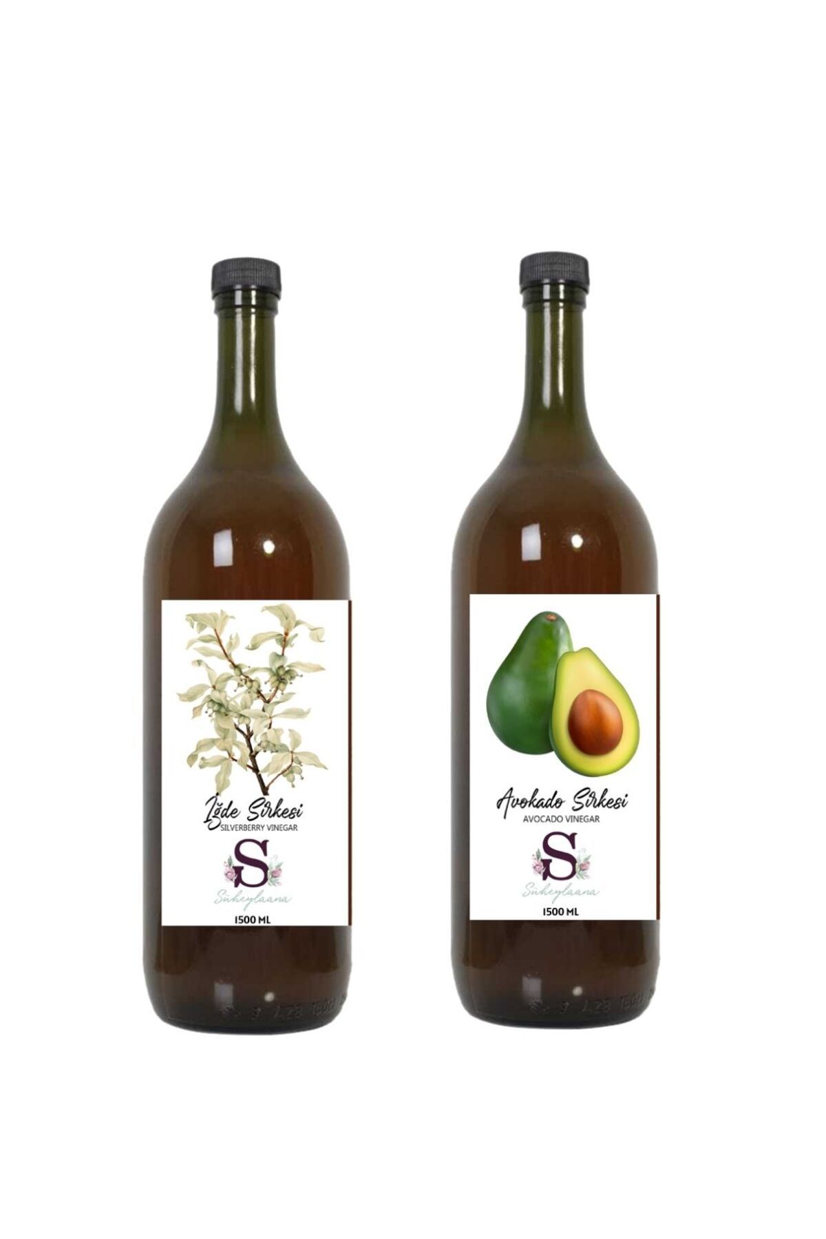 Süheylaana Doğal İğde Sirkesi 1500 Ml - Doğal Avokado Sirkesi 1500 Ml