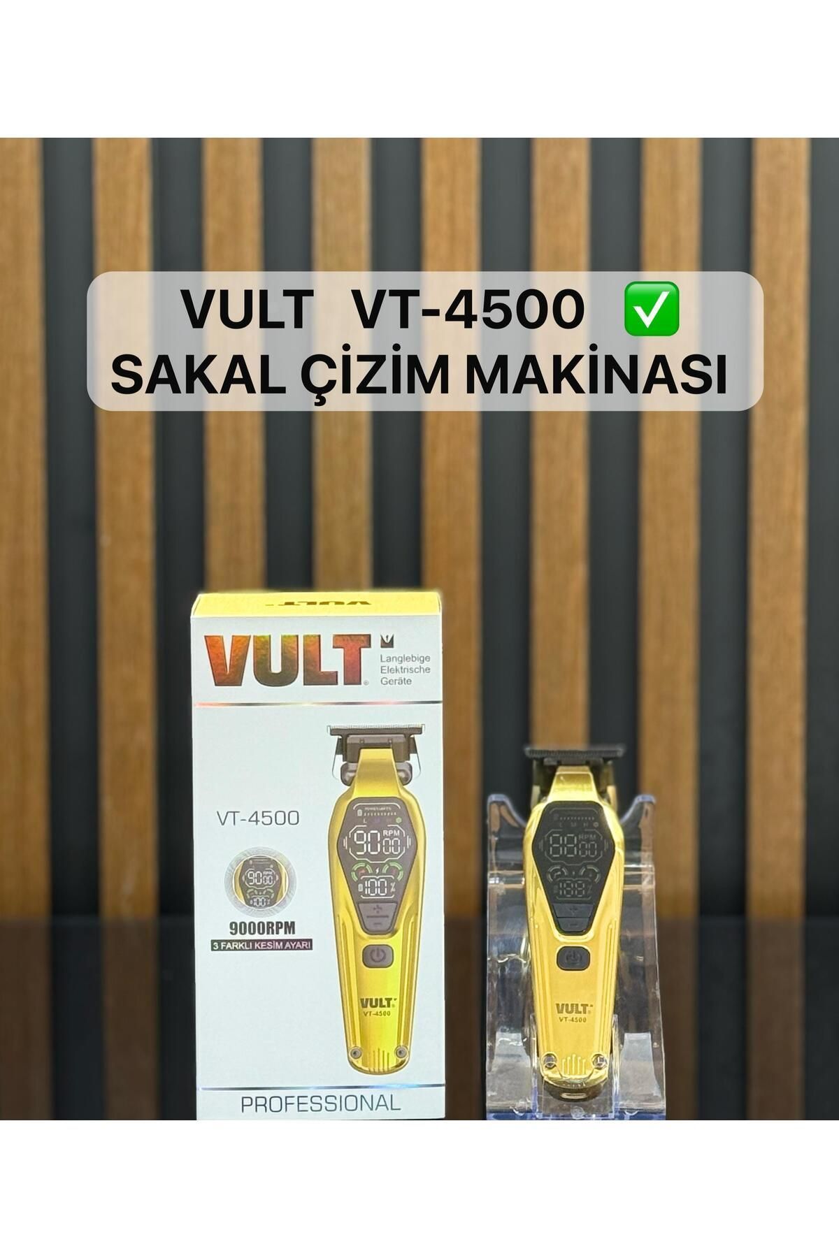 VULT Vt-4500 Profesyonel Sakal Ve Çizim Makinesi (YENİ)