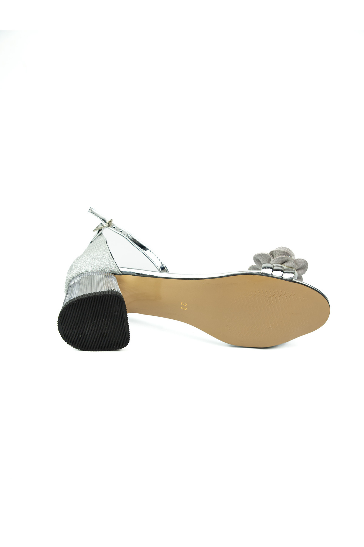 Minican-176 Silver Girl's Evening Dress Shoes 5