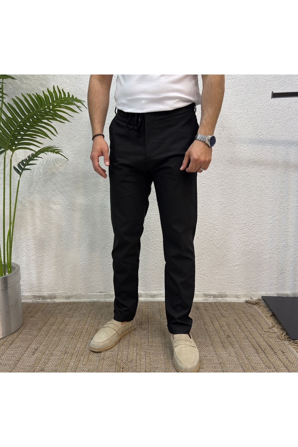 Yubacollection YUBACOLLECTİON PARAŞÜT KUMAŞ DUBLE PAÇA PANTOLON