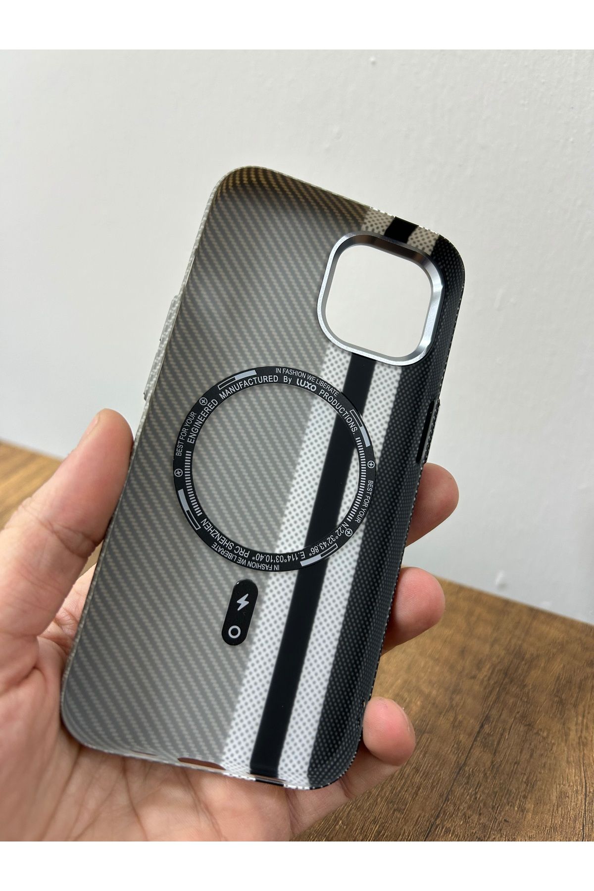 Netpa İphone 16 Pro Epoxy Case Magsafe Kılıf