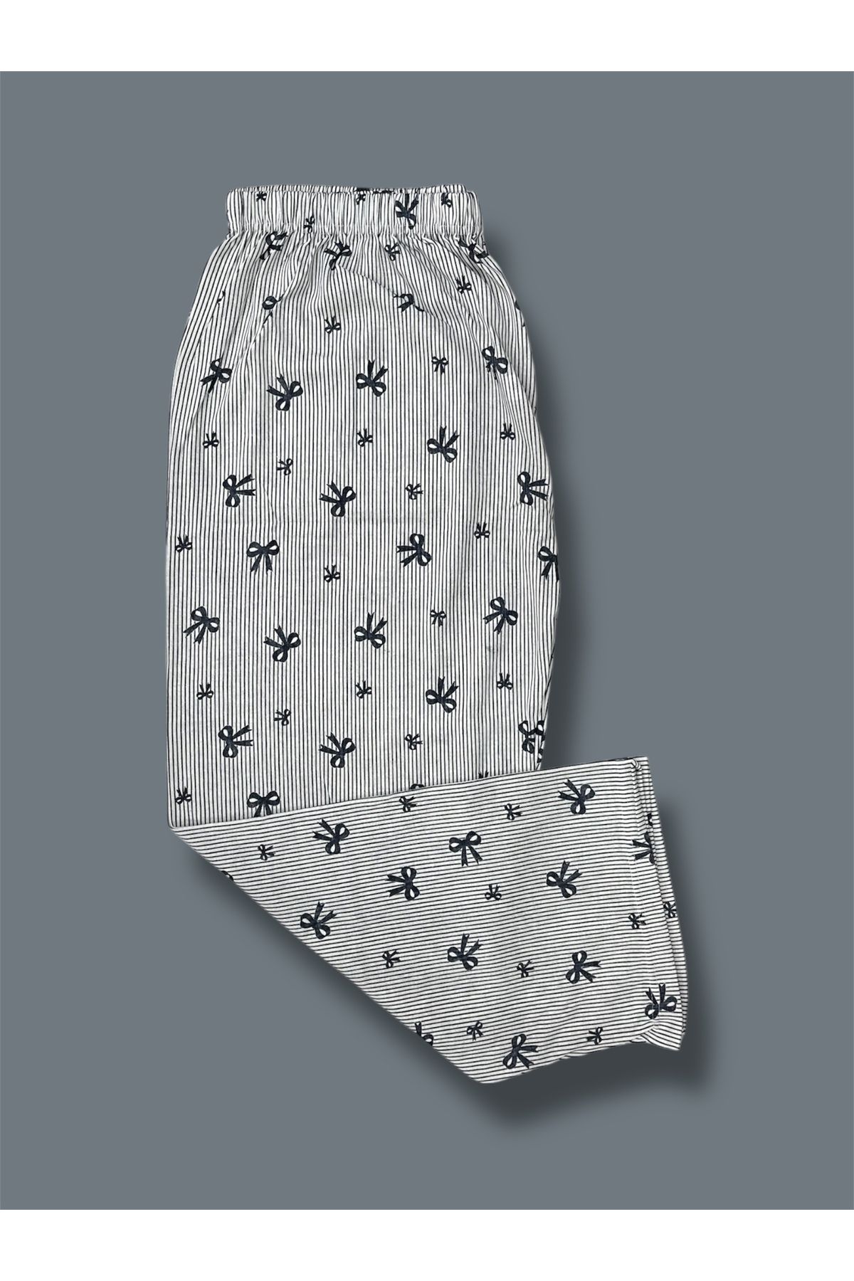 Erdenay Tekstil Desenli Penye Kadın Pijama Altı