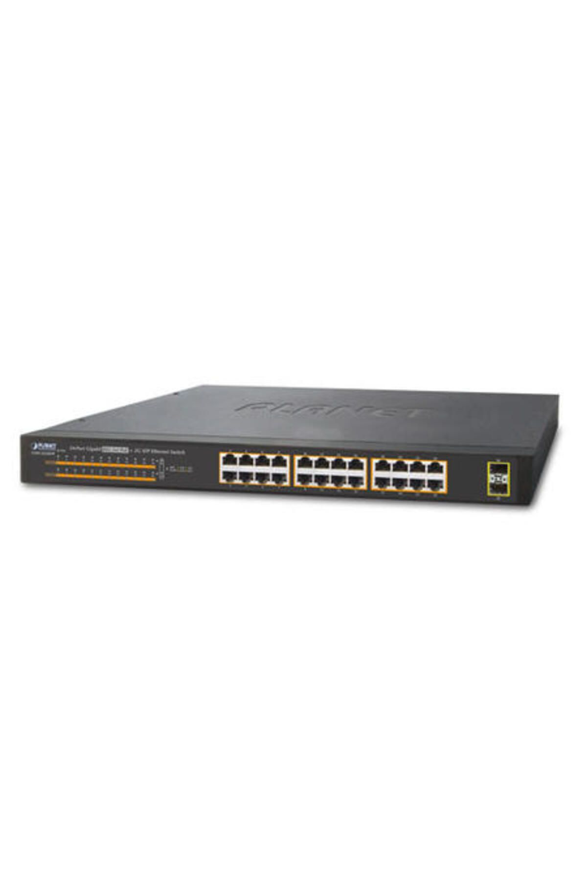 Planet PL-GSW-2620HP 24 Port Gigabit PoE+ 2 Port 1000Base-X mini SFP 220W PoE Switch