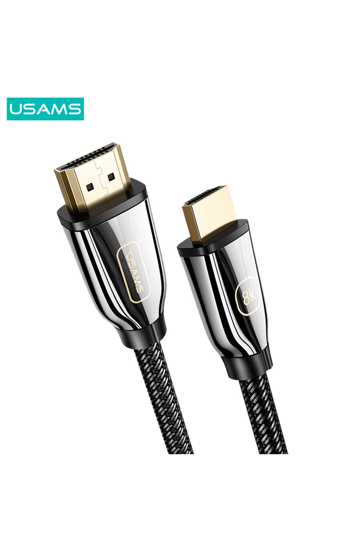 sipariş vakti Usams SJ498 8k 120Hz 48GBPS Ultra Hd Hdmı- 2.1 Ses Video Kablosu Desteği 3MT