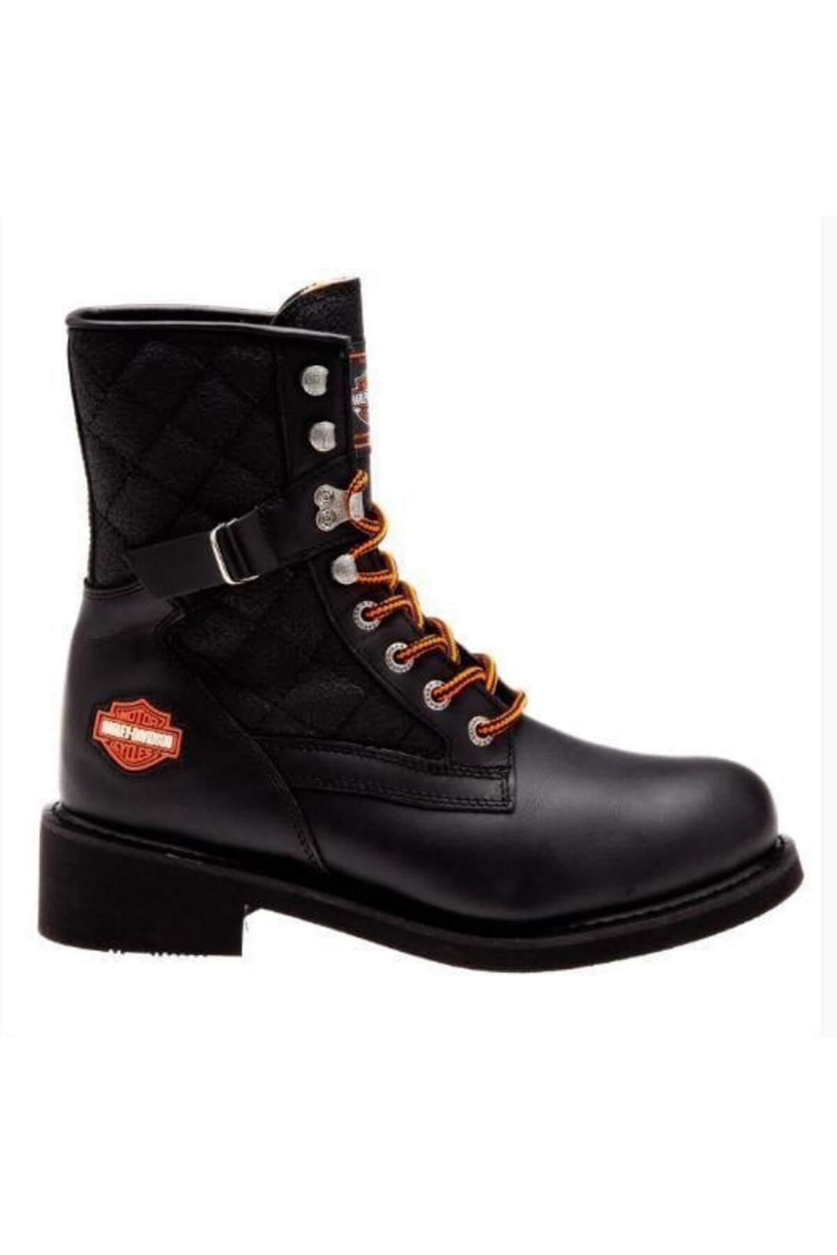 Harley Davidson New Worker Erkek Siyah Deri Bot
