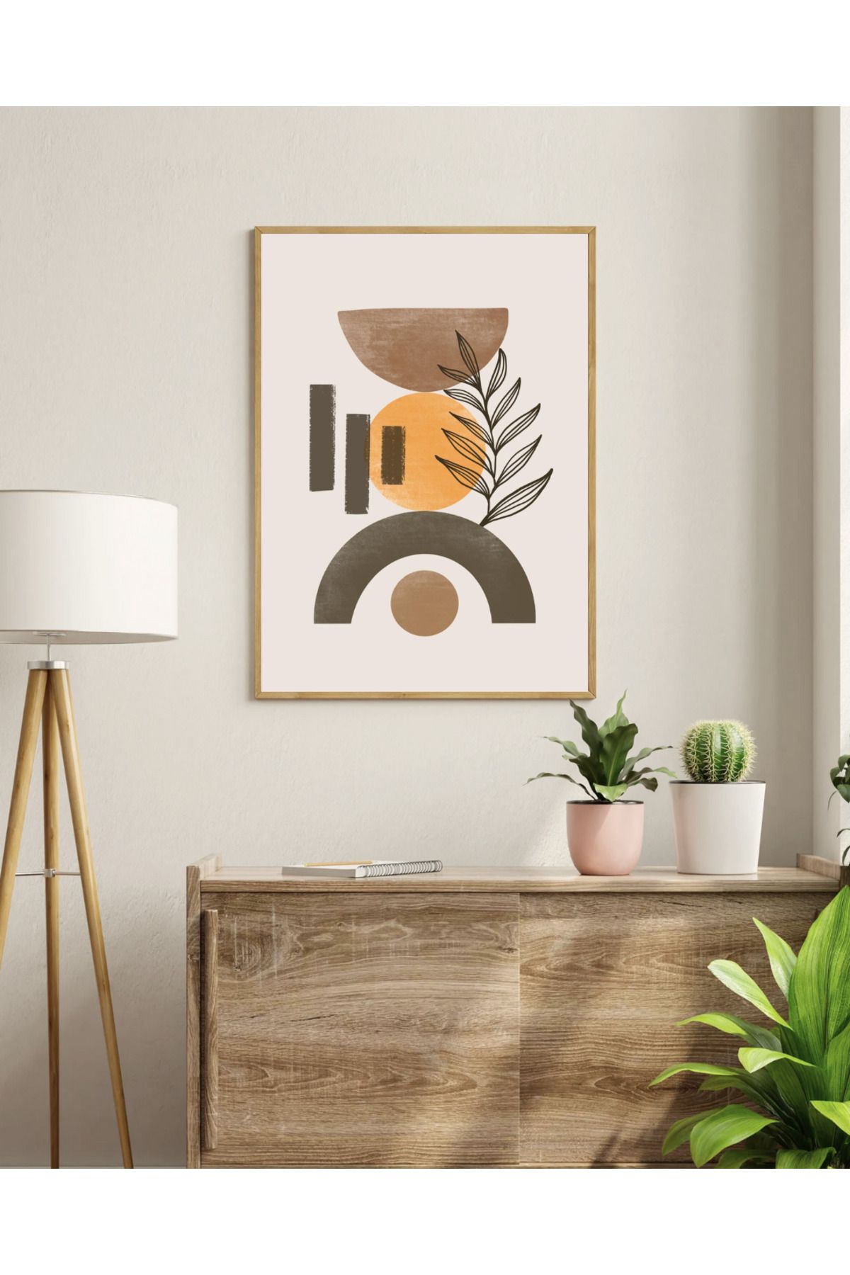 woodhomeworks tek parça salon ofis dekor tablo